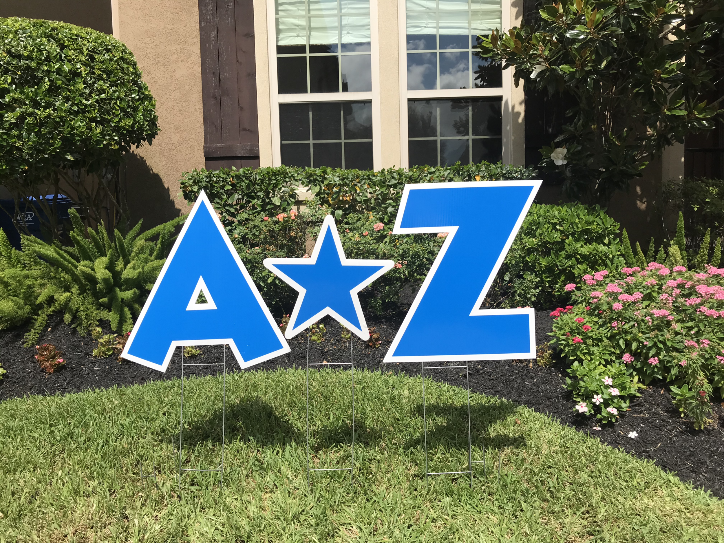 Royal Blue Letter Set