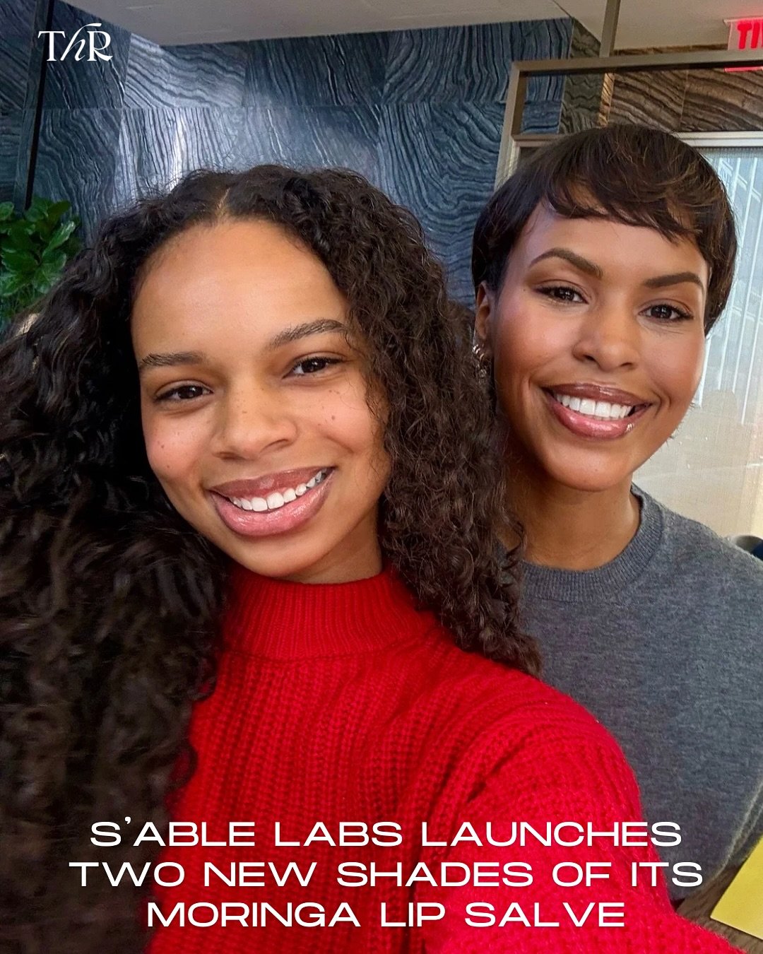 I joined the lovely @sabrinaelba and my @studiobeauty.io family for breakfast this morning to talk about the latest @sable.labs news&mdash;the Moringa Lip Salve now comes in two colors. Meet Jollof (a sun-kissed orange) and Sister Wife (a warm brown)