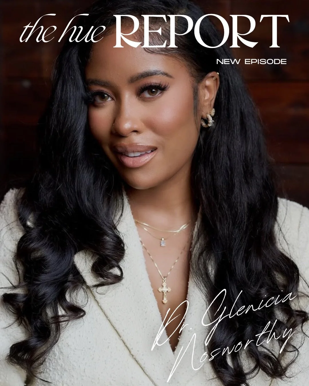 On the latest episode of The Hue Report, I&rsquo;m joined by @doctor.glen&mdash;New York City based physician and founder of @globyglen&mdash;for a powerful convo on creating her own lane in beauty, aesthetics, and overall wellness.

Known as the &ld