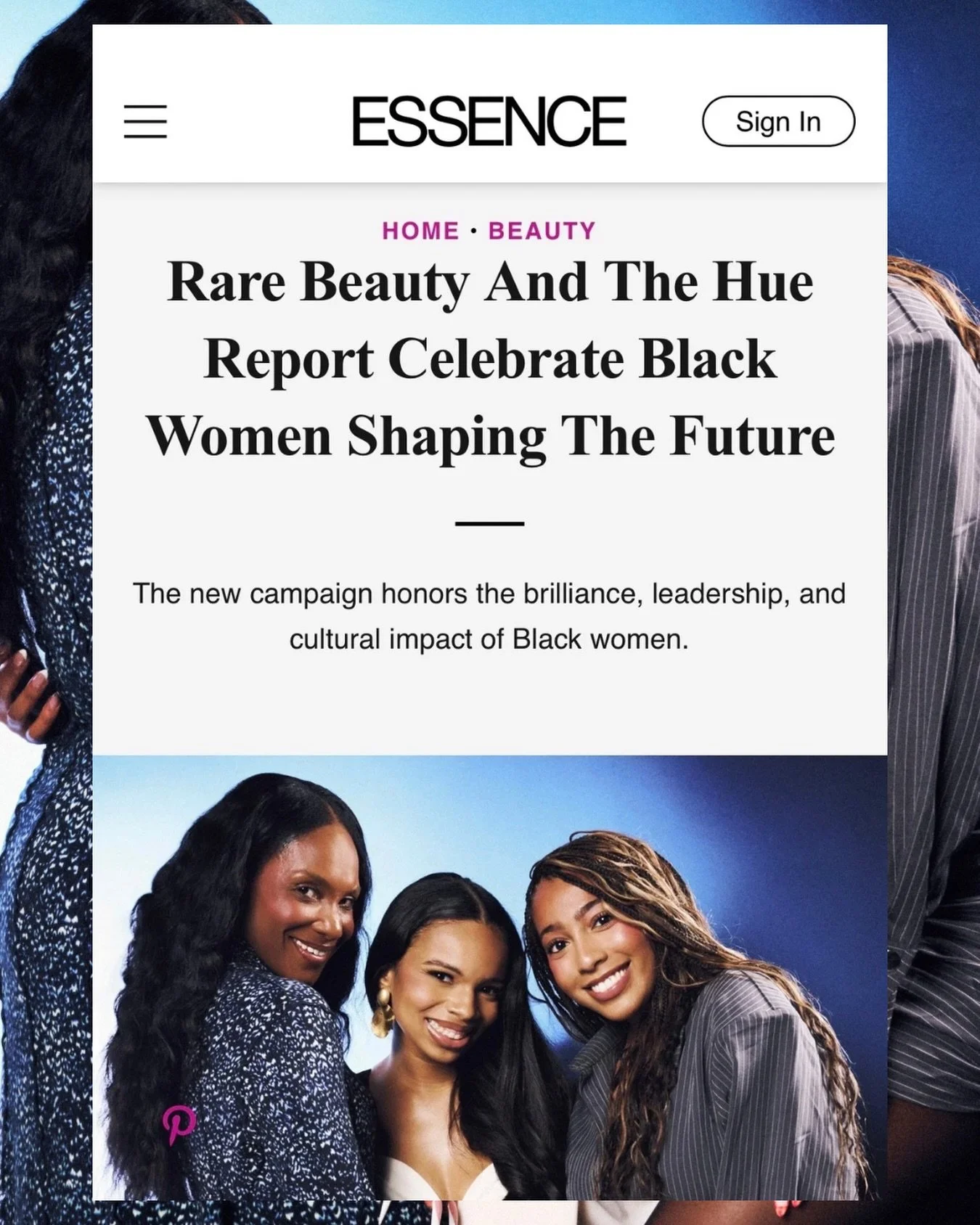 Ahhhhh!!! Bringing in Women&rsquo;s History Month with an @essence feature is such a dream. Thank you so very much @__larrbearrrr and @akili_ for spotlighting &ldquo;Legacy in Motion&rdquo; 💙 

Host: @oliviahancock @thehuereport
Partnerships: @thewo