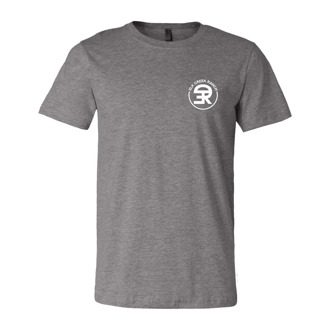 Shop our classic Tee!  Comes in Heather Gray &amp; Forest Green. S/M/L/XL

www.elkcreekranchstore.com