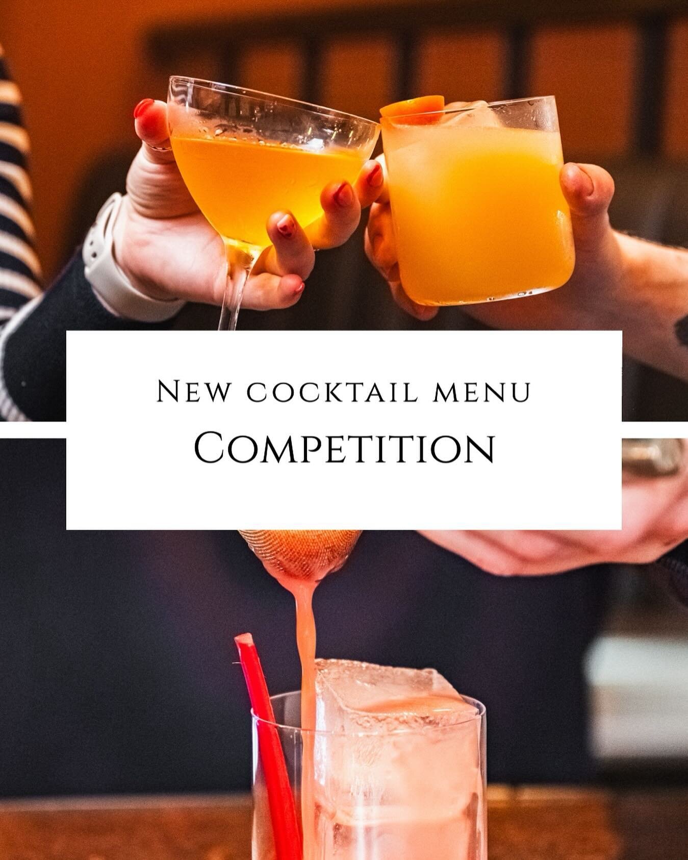 ✨✨COMPETITION✨✨

To celebrate the launch of our SIXTH cocktail menu on Wednesday the 28th, we&rsquo;re giving one lucky person the chance the win a &pound;75 voucher to spend sampling all the new creations.

All you got to do to enter is simply the f