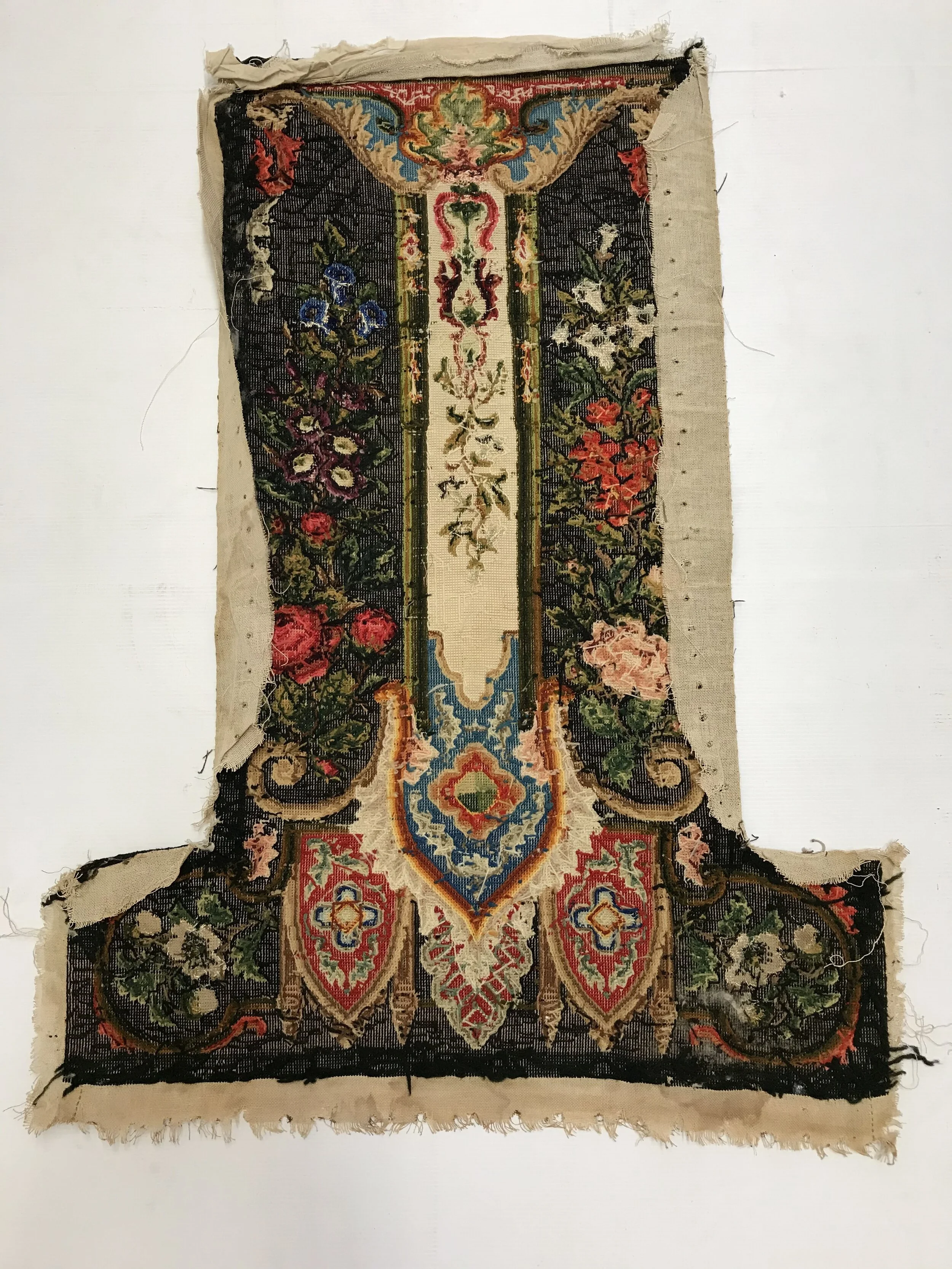 Victorian Prayer Chair Needlework