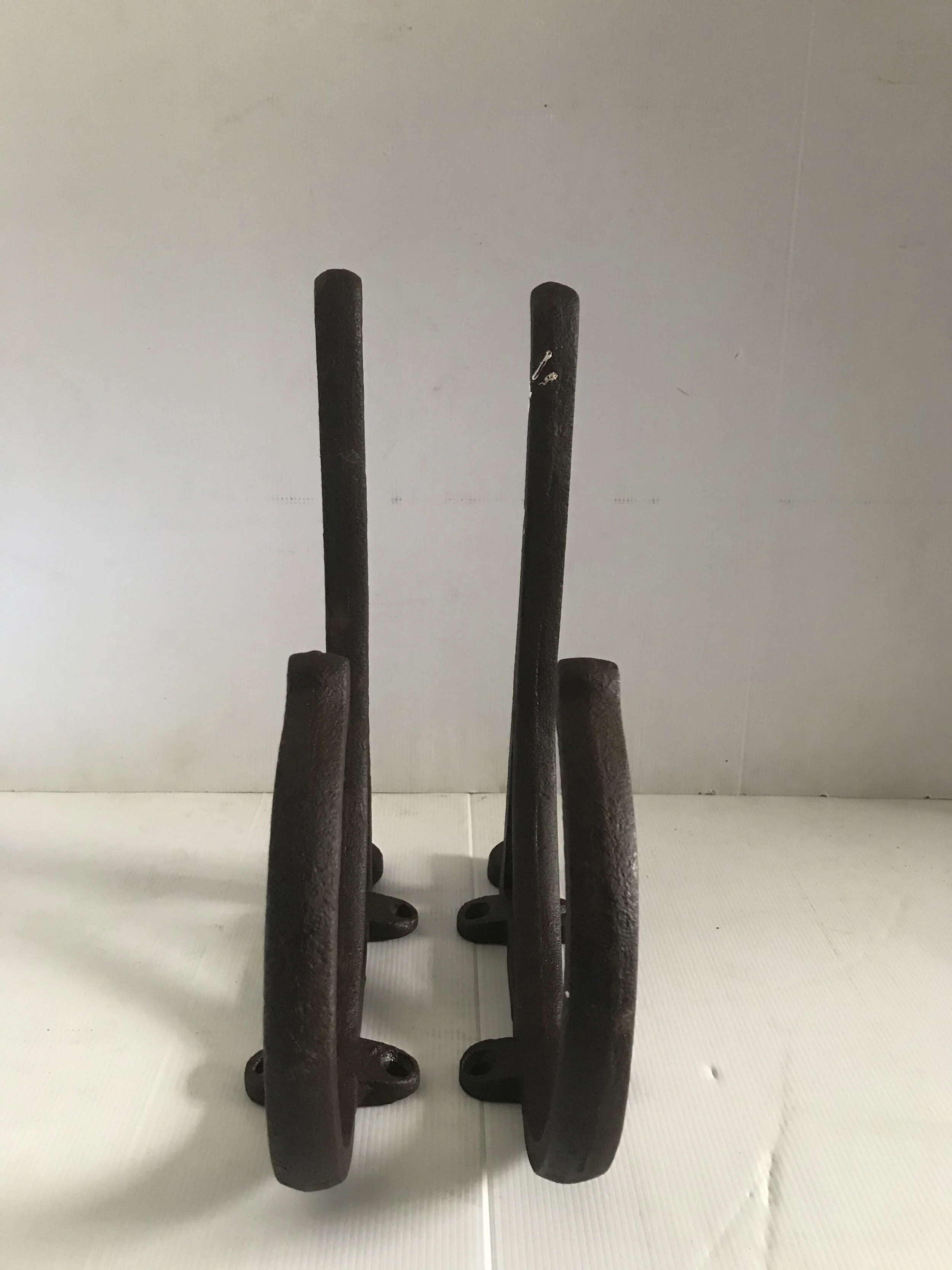 Antique Pair of Cast Iron Brackets