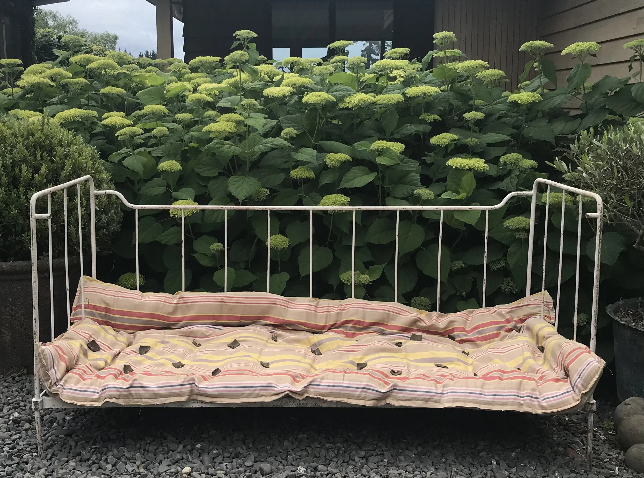 SOLD - Victorian Iron Day Bed