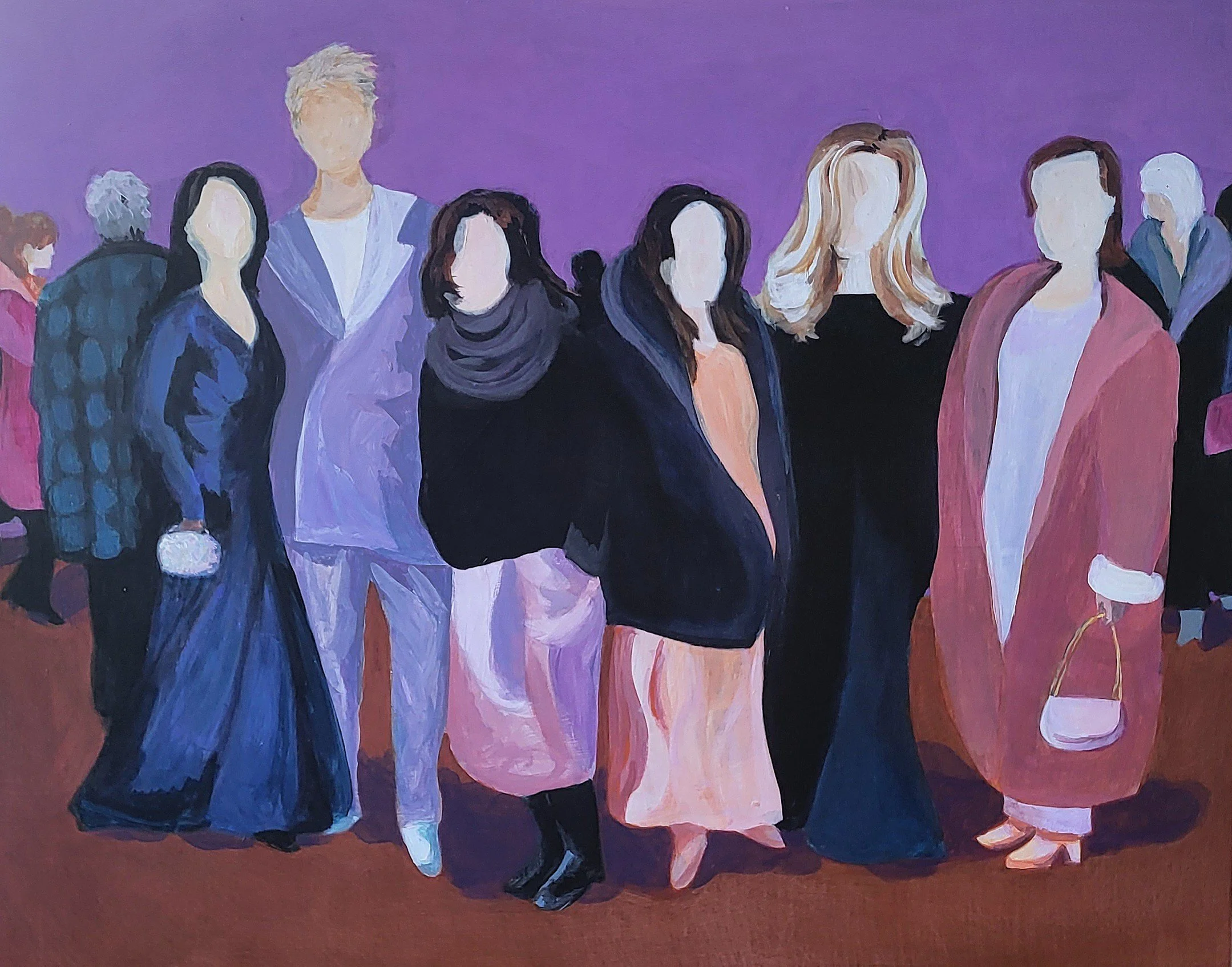 Les Mannequins 24 x 30"