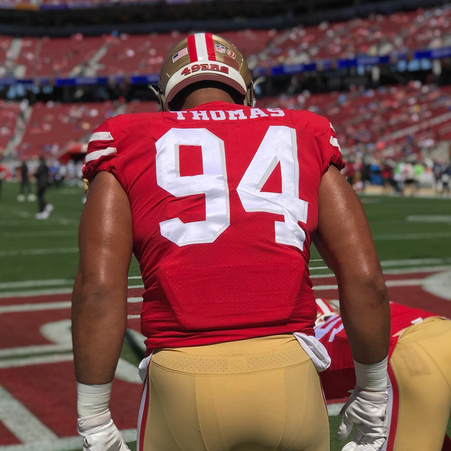 The worst part of football is when players who have worked their entire lives for one goal, have that taken away from them because of an injury. Quick healing wishes to #49ers @sollythomas90