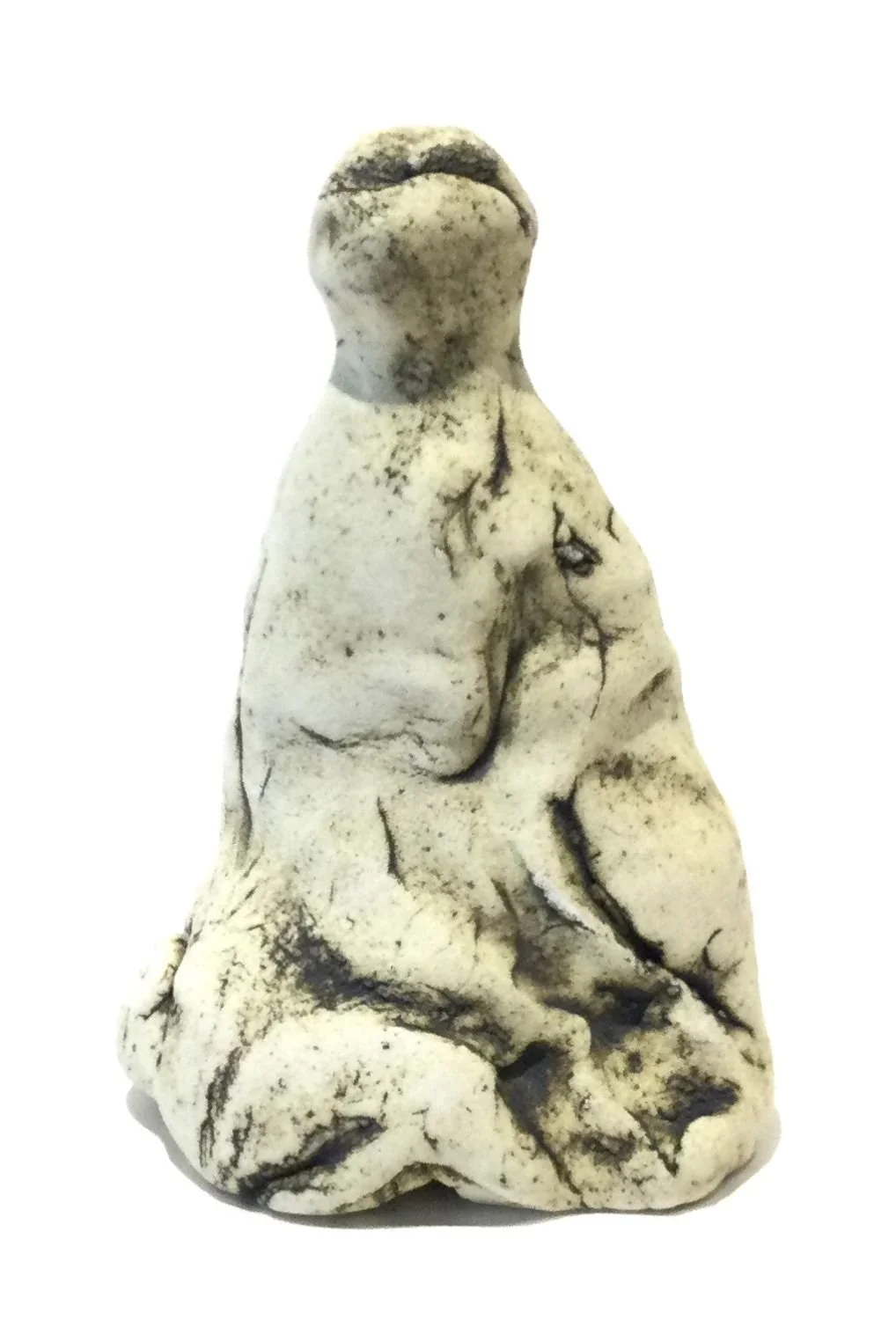 The Dreamers #32-3, 2025, stoneware, 5.5 x 3.5 x 3 inches (14 x 9 x 7.5 cm), $325 Cdn.