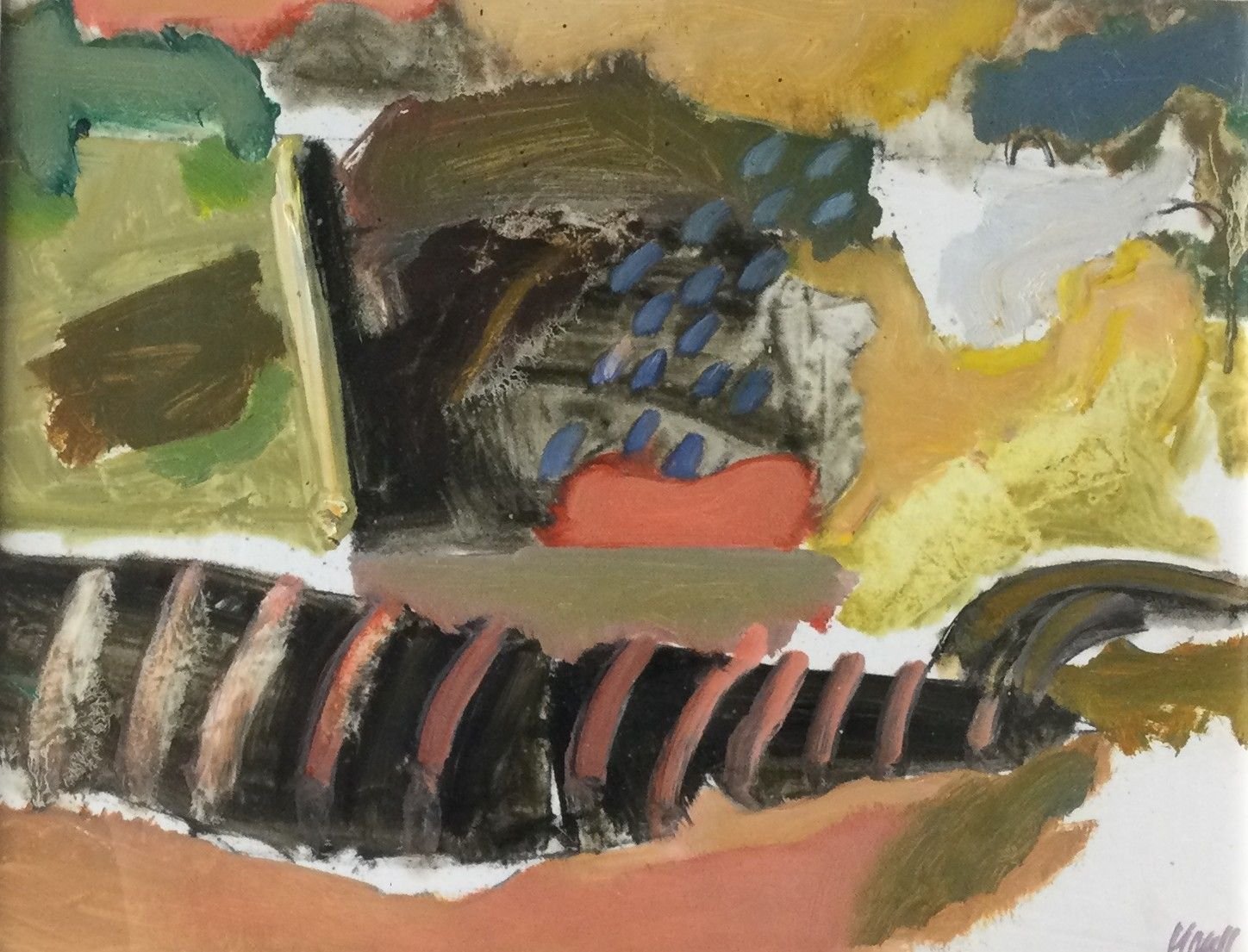 Sturgeon Valley (#47/Q3), 2003, oil on masonite, 14x18 inches (35.5 x 46 cm), framed, $1850 Cdn.