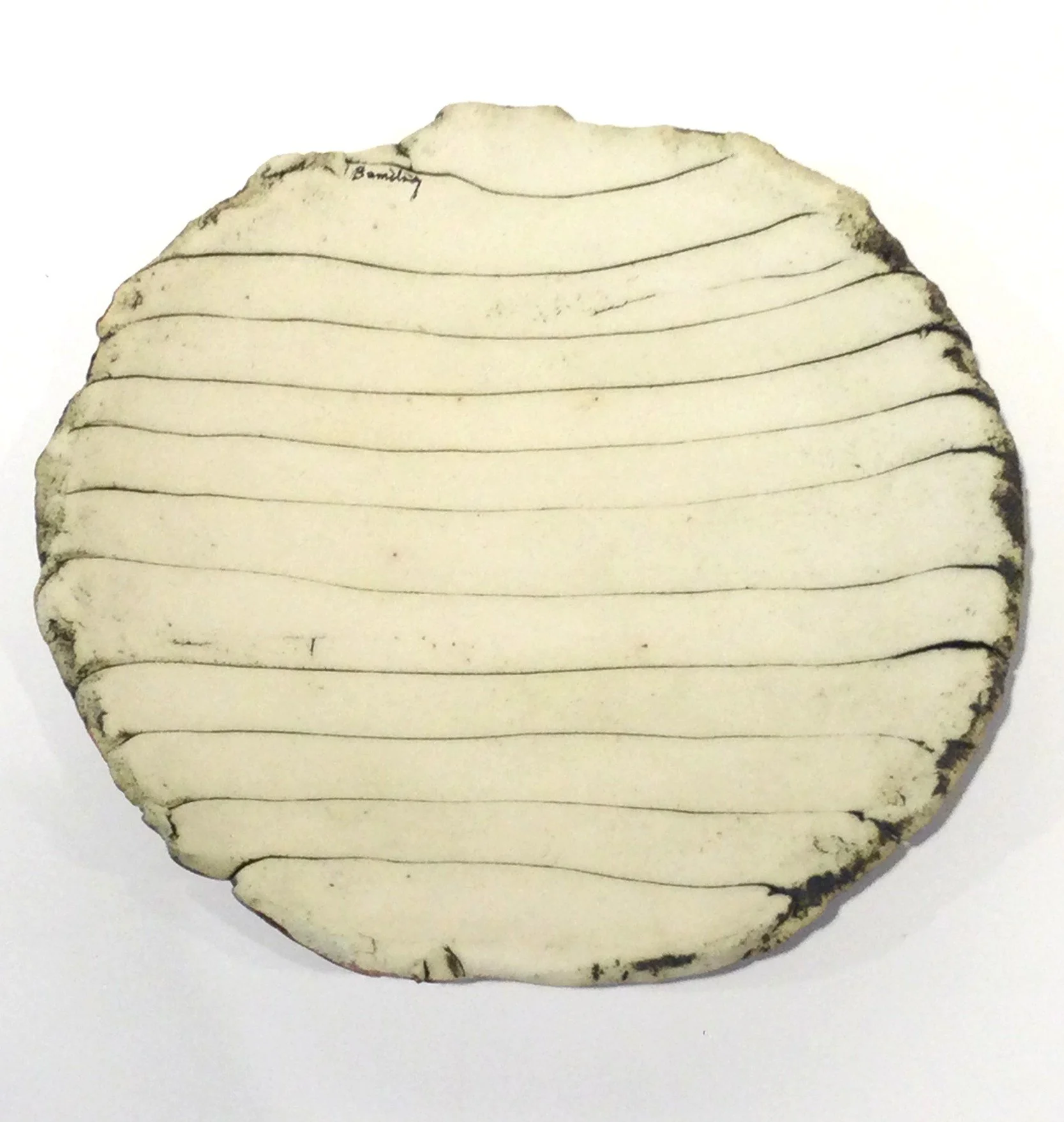 Simple Bowl #25.10, 2025, stoneware, glaze, 2 x 10 inches (5 x 25.5 cm), $450 Cdn.