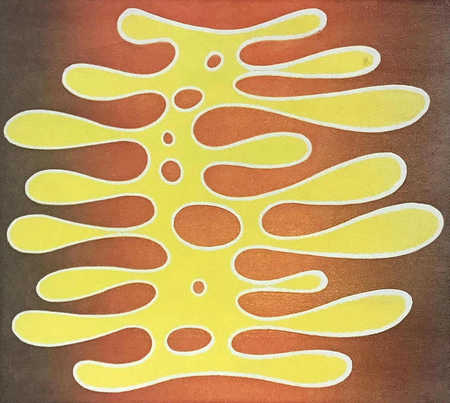 Grand Bonsai I (ed.7/12), 1985, stone lithograph on handmade paper, 15.5 x 17.5 inches (39.5 x 44.5 cm), provenance: private collection Ontario, framed, $795 Cdn.