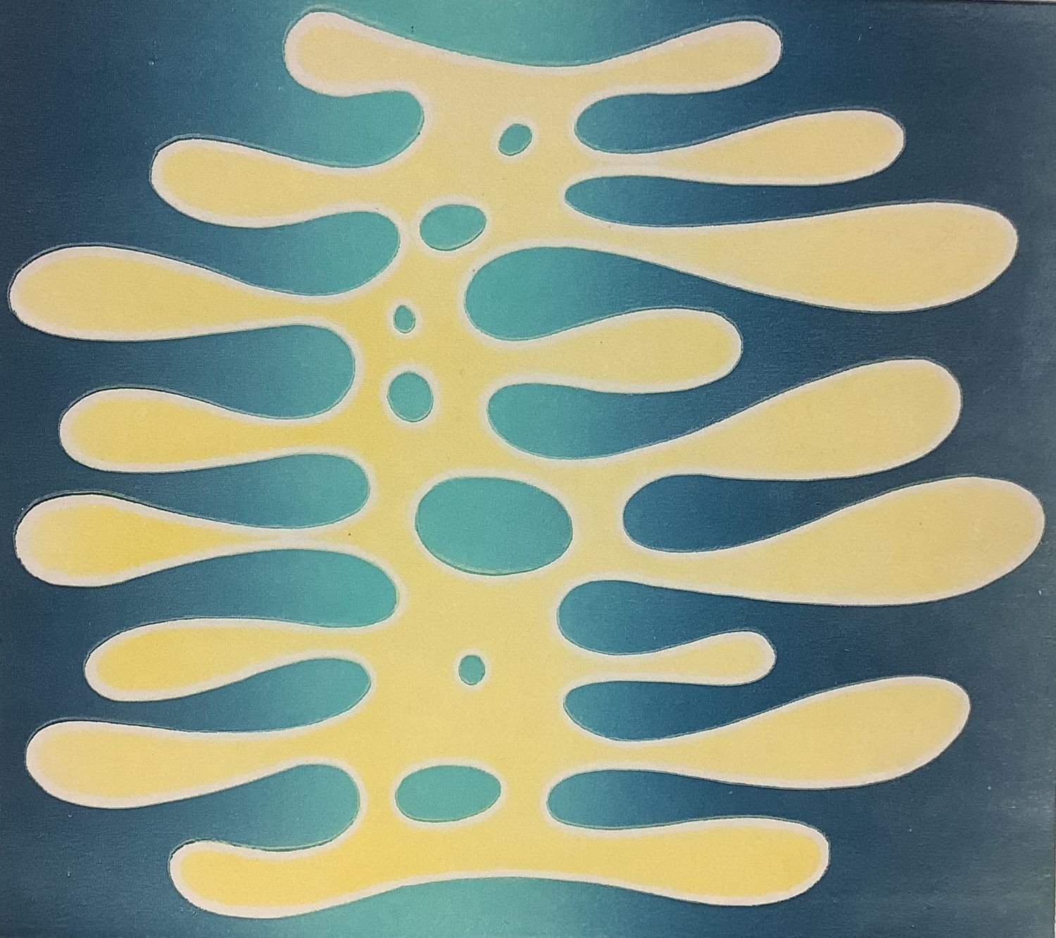 Grand Bonsai III (ed.2/10), 1985, stone lithograph on handmade paper, 15.5 x 17.5 inches (39.5 x 44.5 cm), provenance: private collection Ontario, framed, $795 Cdn.