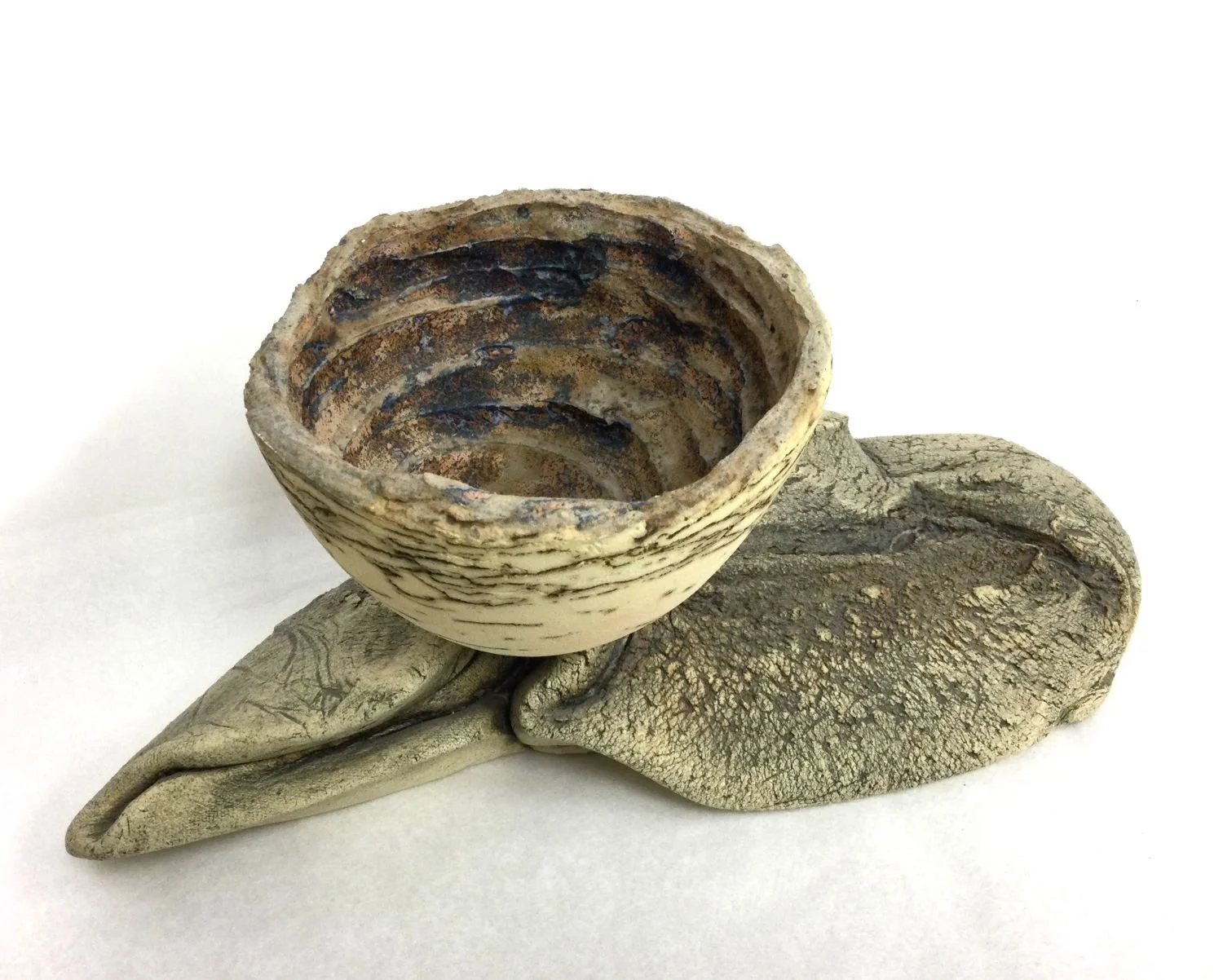 Mica Cup & Saucer, 2 pieces (13.3), paper clay, stoneware, oxides, glazes, 11.75 x 6 x 4.75 inches (30 x 15 x 12.5 cm), $750 Cdn.