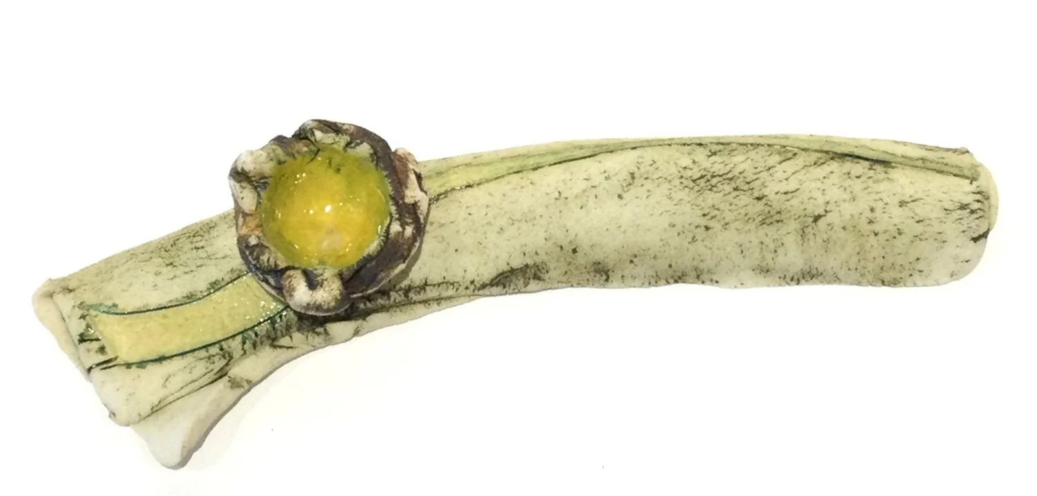 Free-Flowing Landscape Cup & Saucer, #25.15, 2025, stoneware, glaze, 2.5 x 14.5 x 5 inches (6.5 x 37 x 12.5 cm), $500 Cdn.