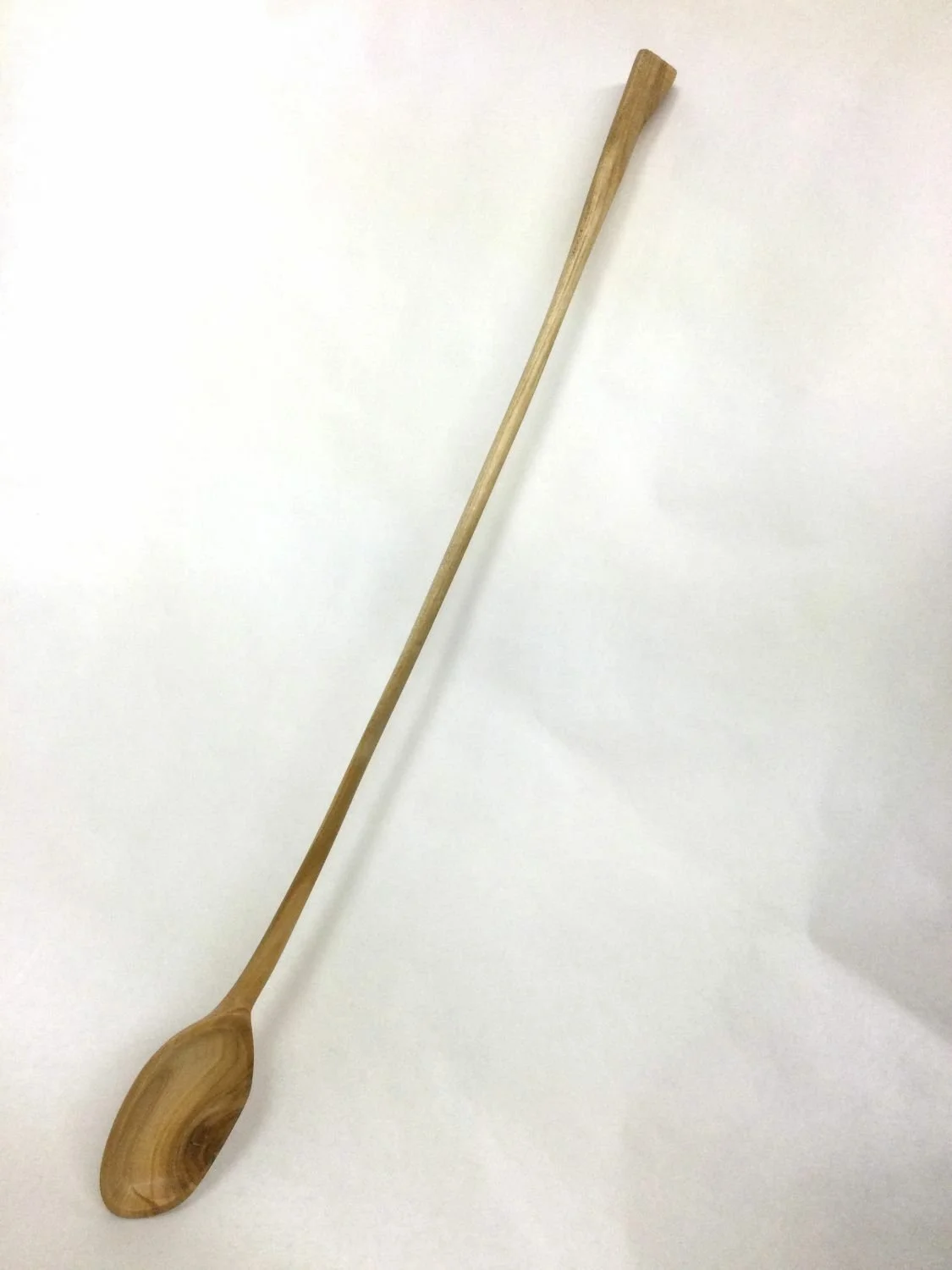 Extra Long Handled Ladle (#25.9.1), 2025, hand carved & sanded cherry, 27.5 x 1 x 2.5 inches (70 x 2.5 x 6.5 cm), $195 Cdn