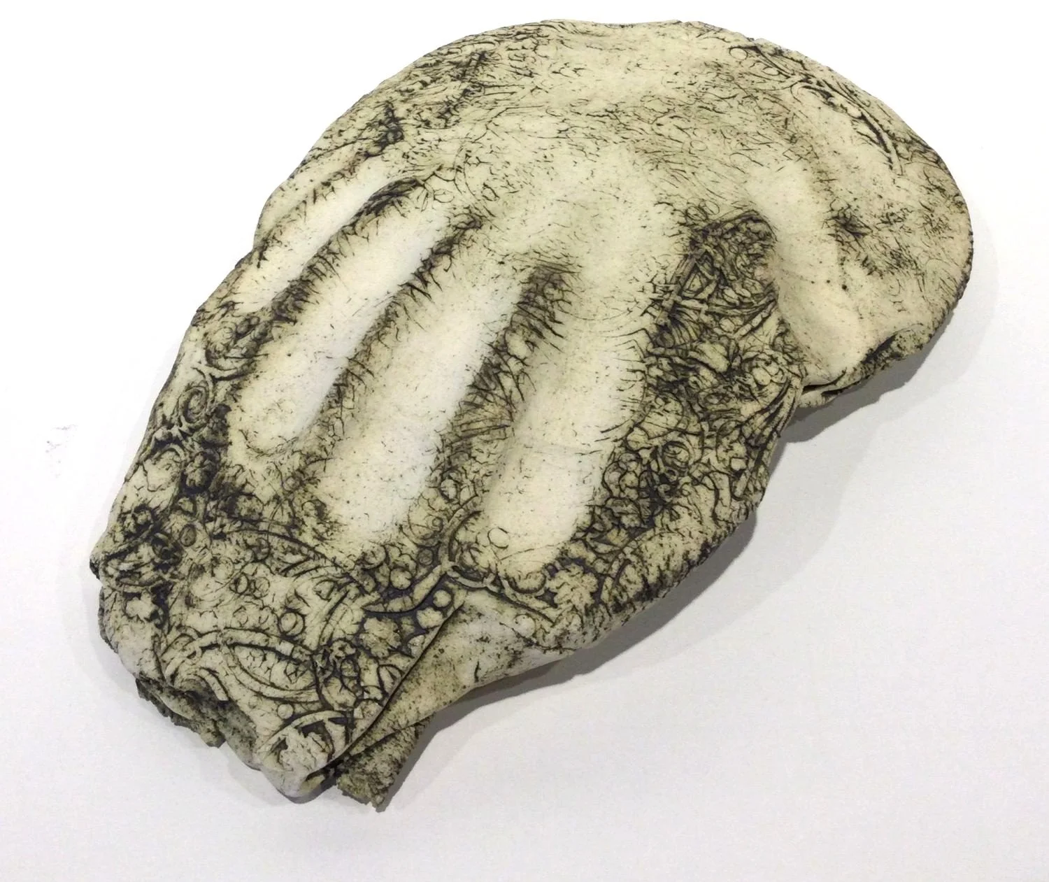 Executive Worry Stone #25.34, 2025, stoneware, 1.5 x 9 x 6 inches (4 x 23 x 15 cm), $375 Cdn.