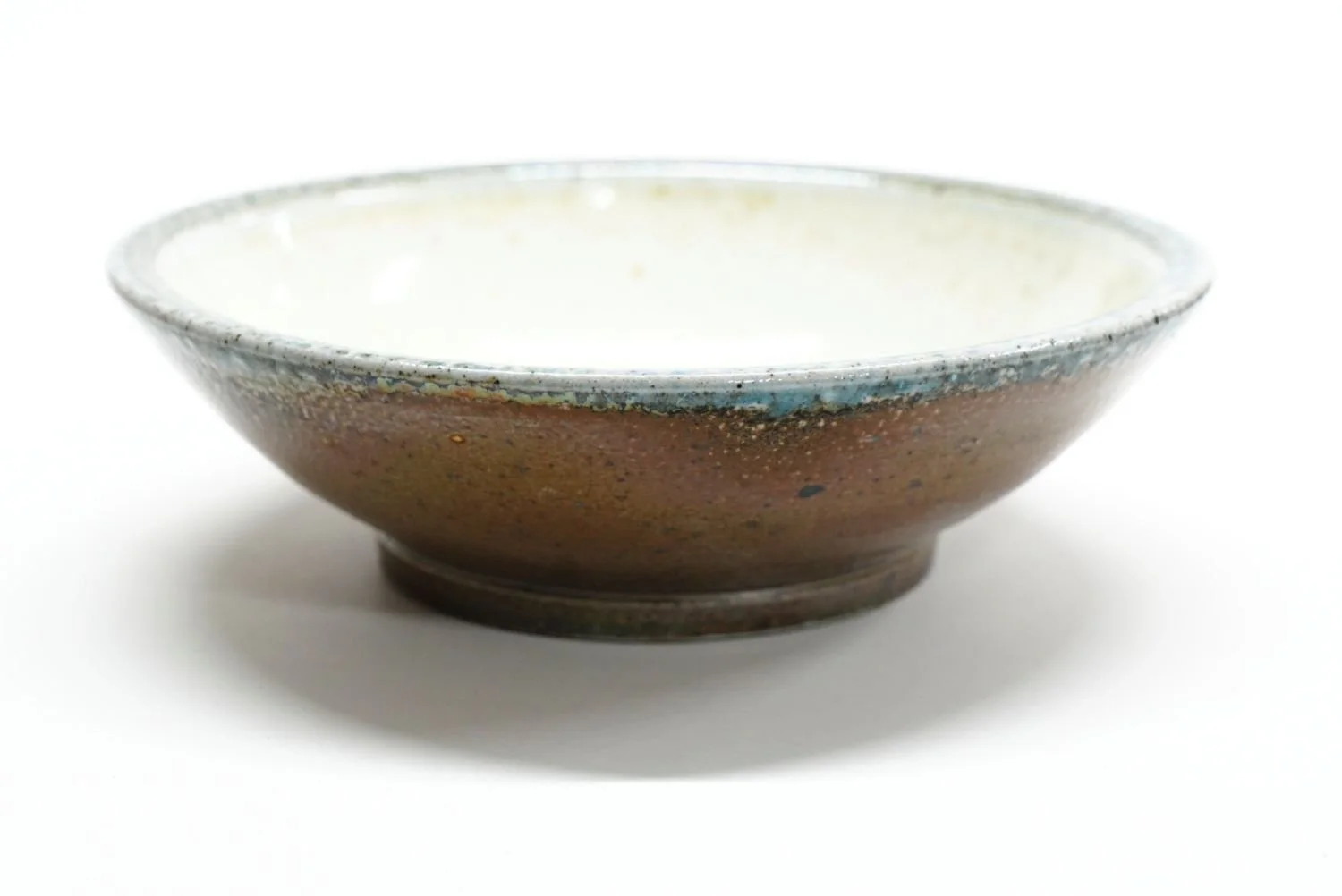 Small Bowl (#25.22), soda fired earthware, 2 x 6.75" (5 x 17 cm), $45 Cdn