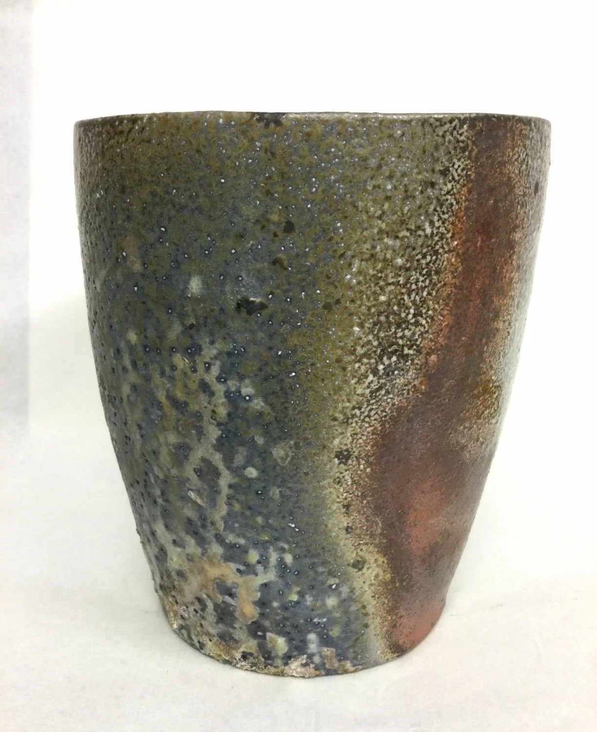 Fire Box Crucible (#25.19), 2025, woodfired porcelain, 8.5 x 7.5 inches (21.5 x 19 cm) $295 Cdn.