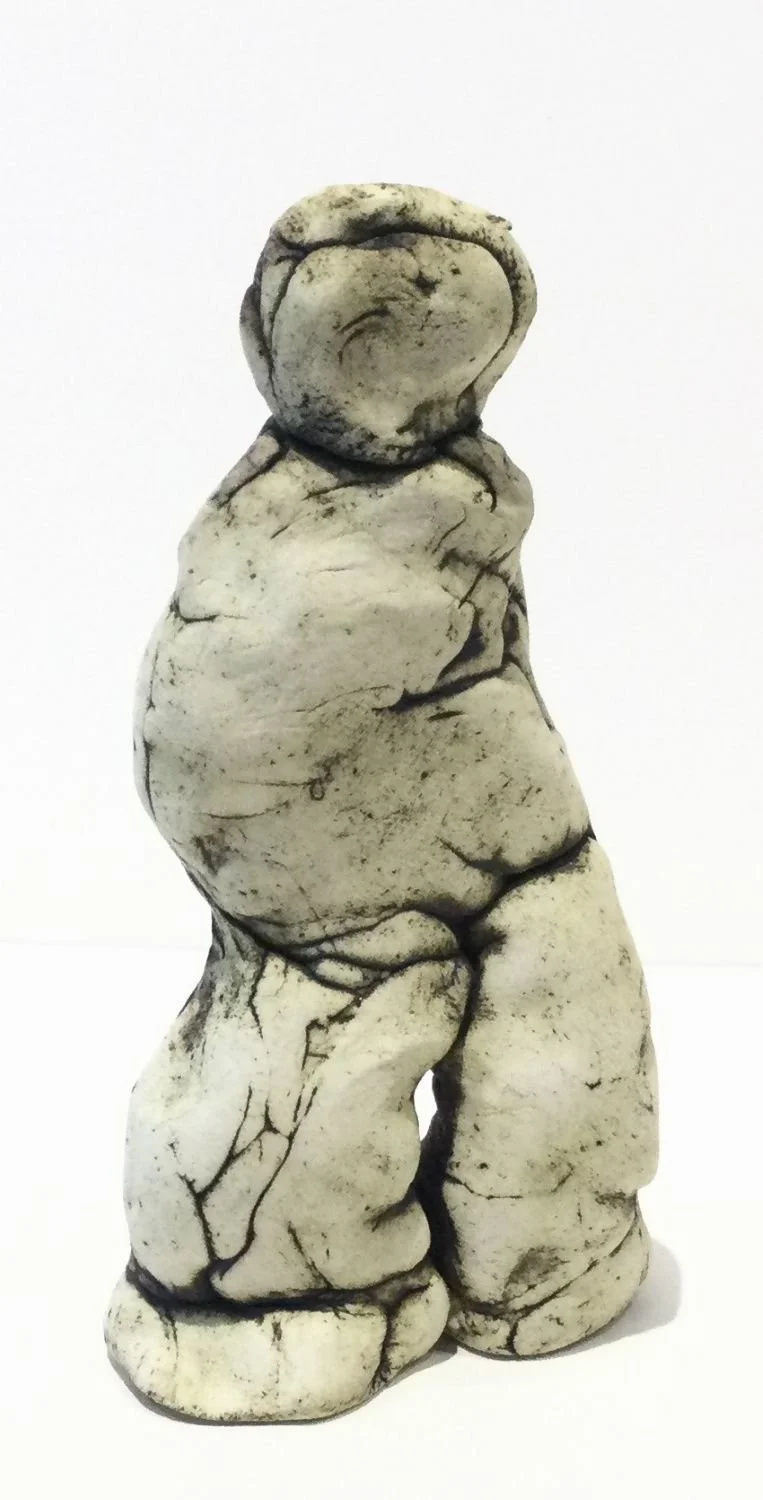 The Dreamers #32-2, 2025, stoneware, 6 x 3.5 x 2.5 inches (15 x 9 x 7 cm), $325 Cdn.