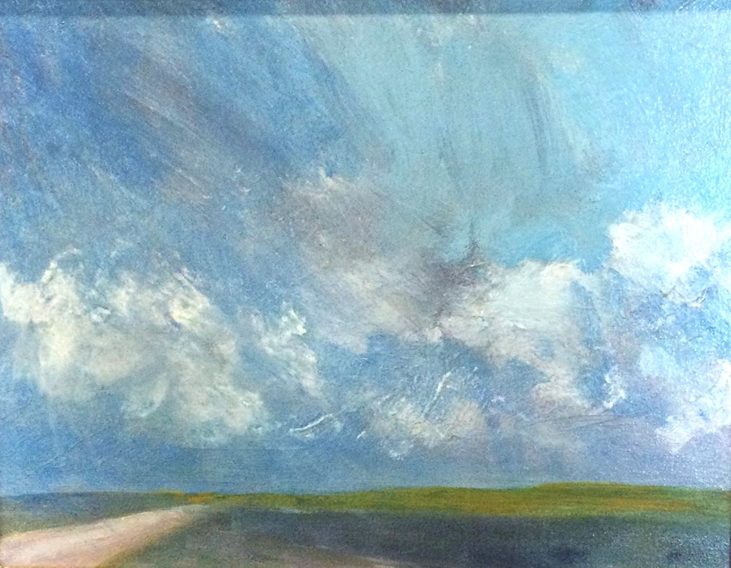 Skyrattler (#26.2.7), 2010, oil/canvas, 11 x 14 inches (28 x 35.5 cm), exhibition frame, $1100 Cdn.