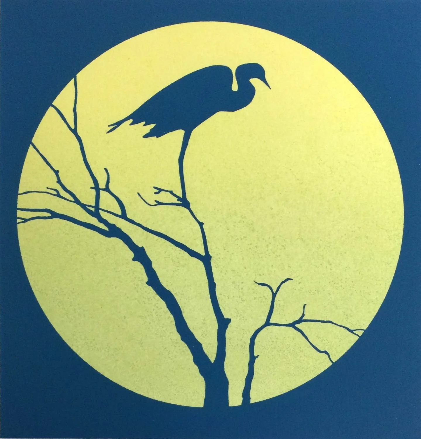 Egrets II, 1985, ed. 53, serigraph/paper, 7.5 x 7.25 inches (19 x 18.5 cm), provenance: Topelko/TBC, framed, $495 Cdn