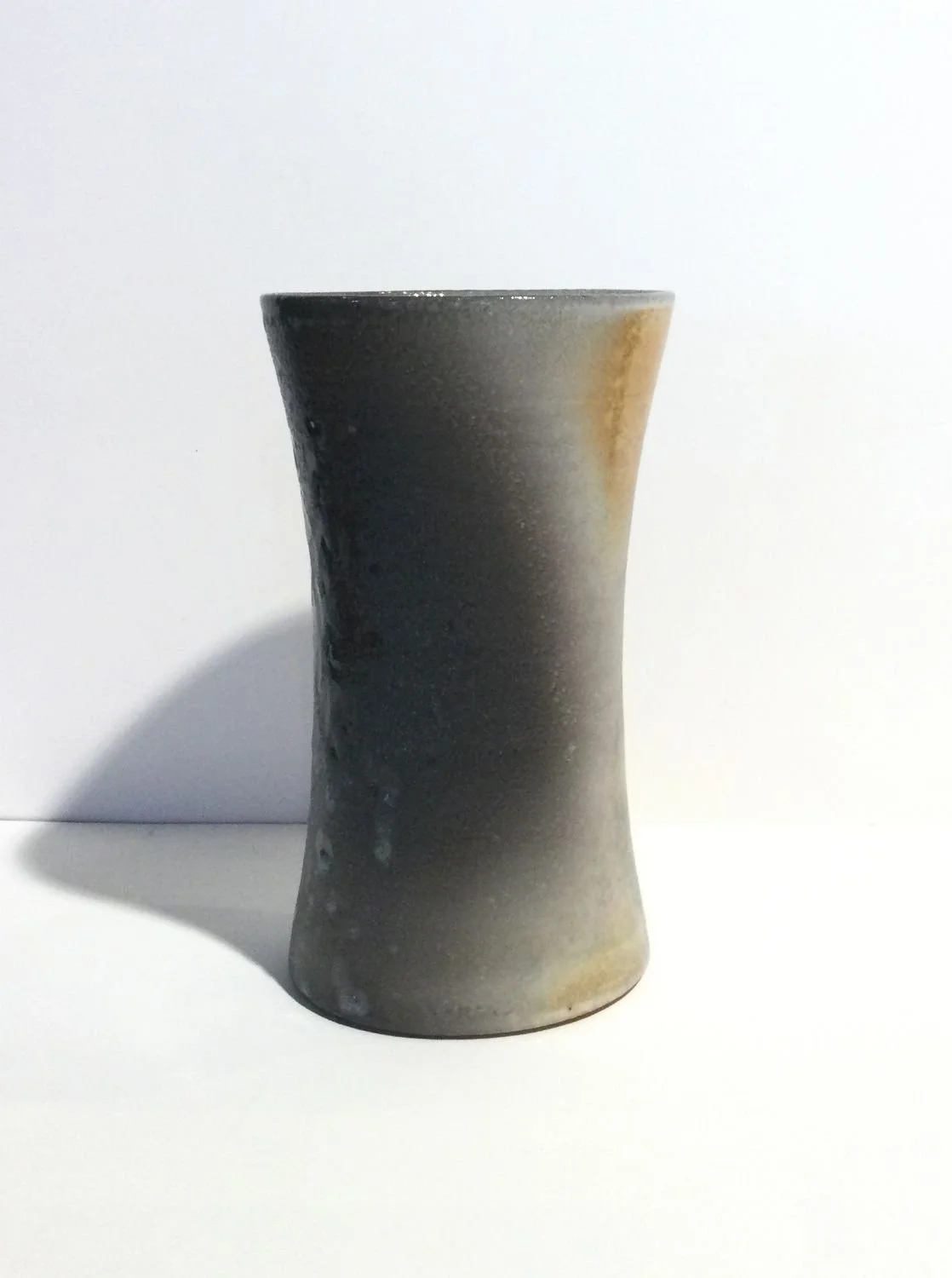 Tall Vase (#23.3.7), soda fired porcelain, 7.5 inches (19 cm) high, $160 Cdn.