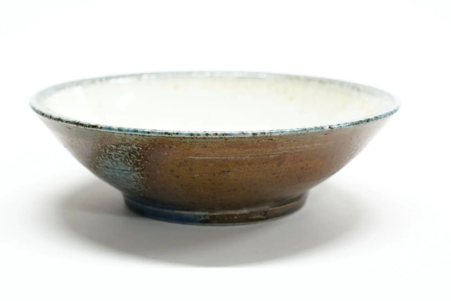 Small Bowl (#25.24), soda fired earthware, 2 x 6.75" (5 x 17 cm), $45 Cdn
