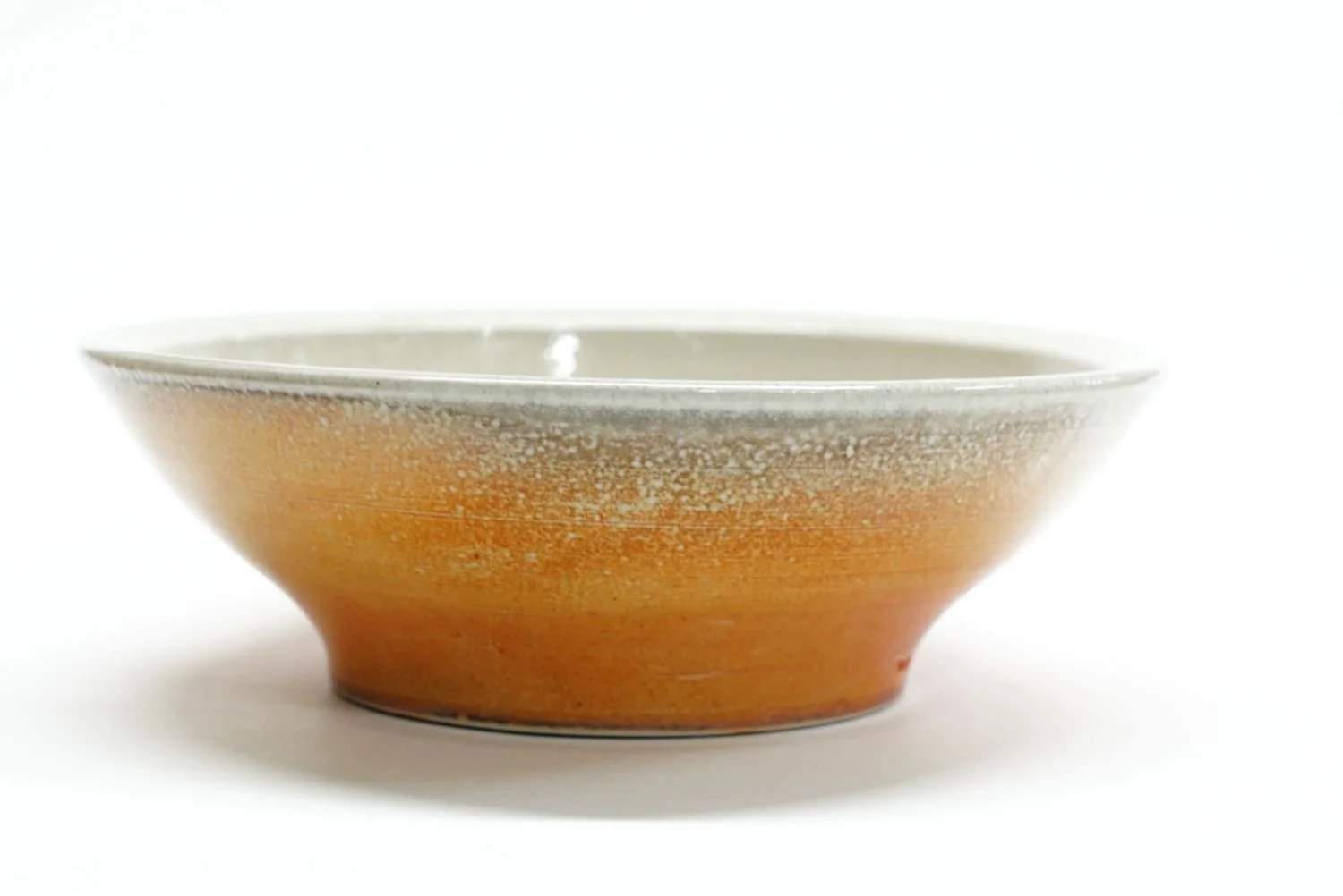 Salad Bowl (#25.31), soda fired porcelain, 2 x 7" (5 x 17.7 cm) $50 Cdn.