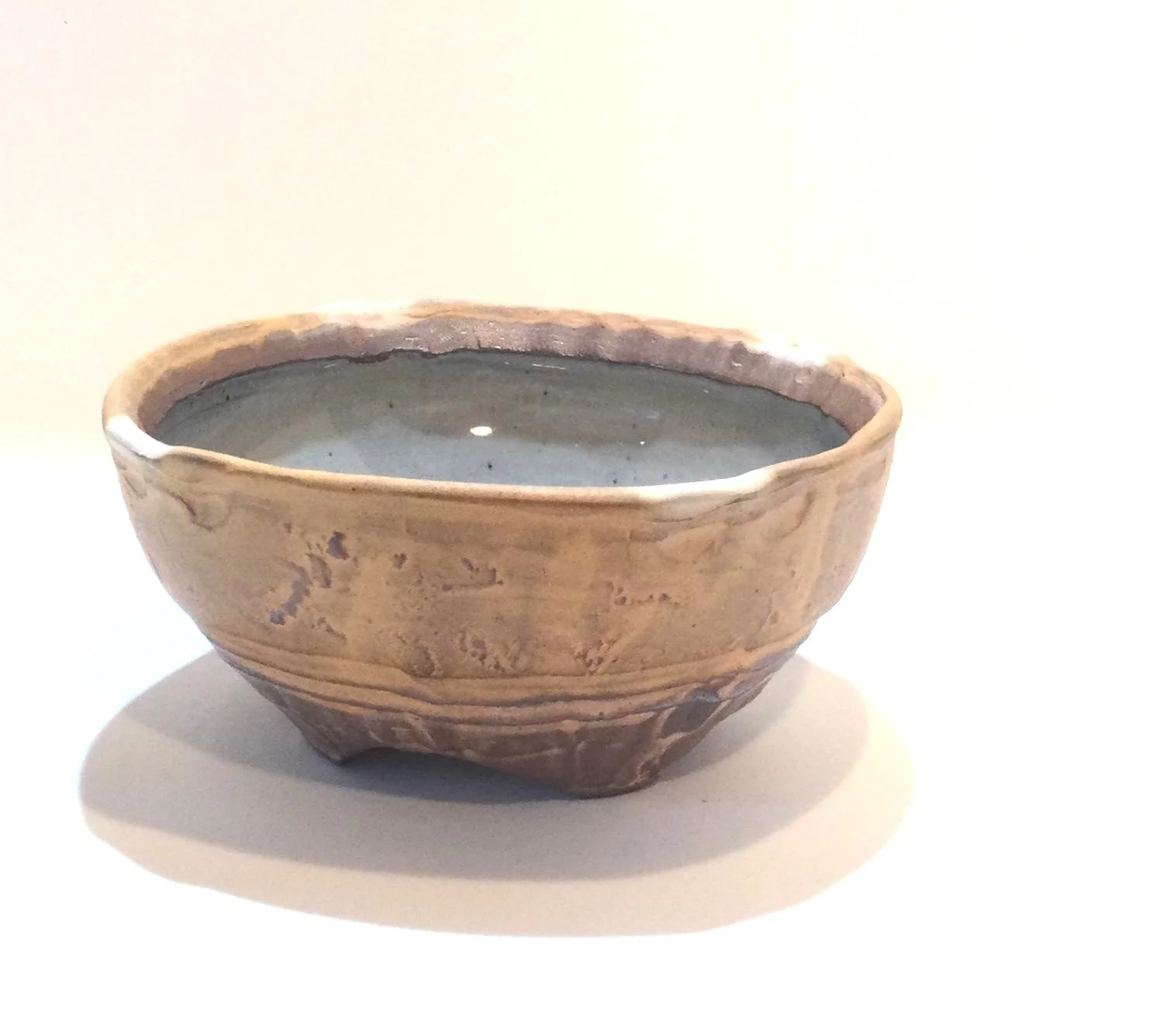 Confluence - Ice Cream Bowl (#26.2.34), 2026, low soda fired earthenware, 2.25 x 4.75 x 4.75 inches (5.5 x 12 x 12 cm), $60 Cdn