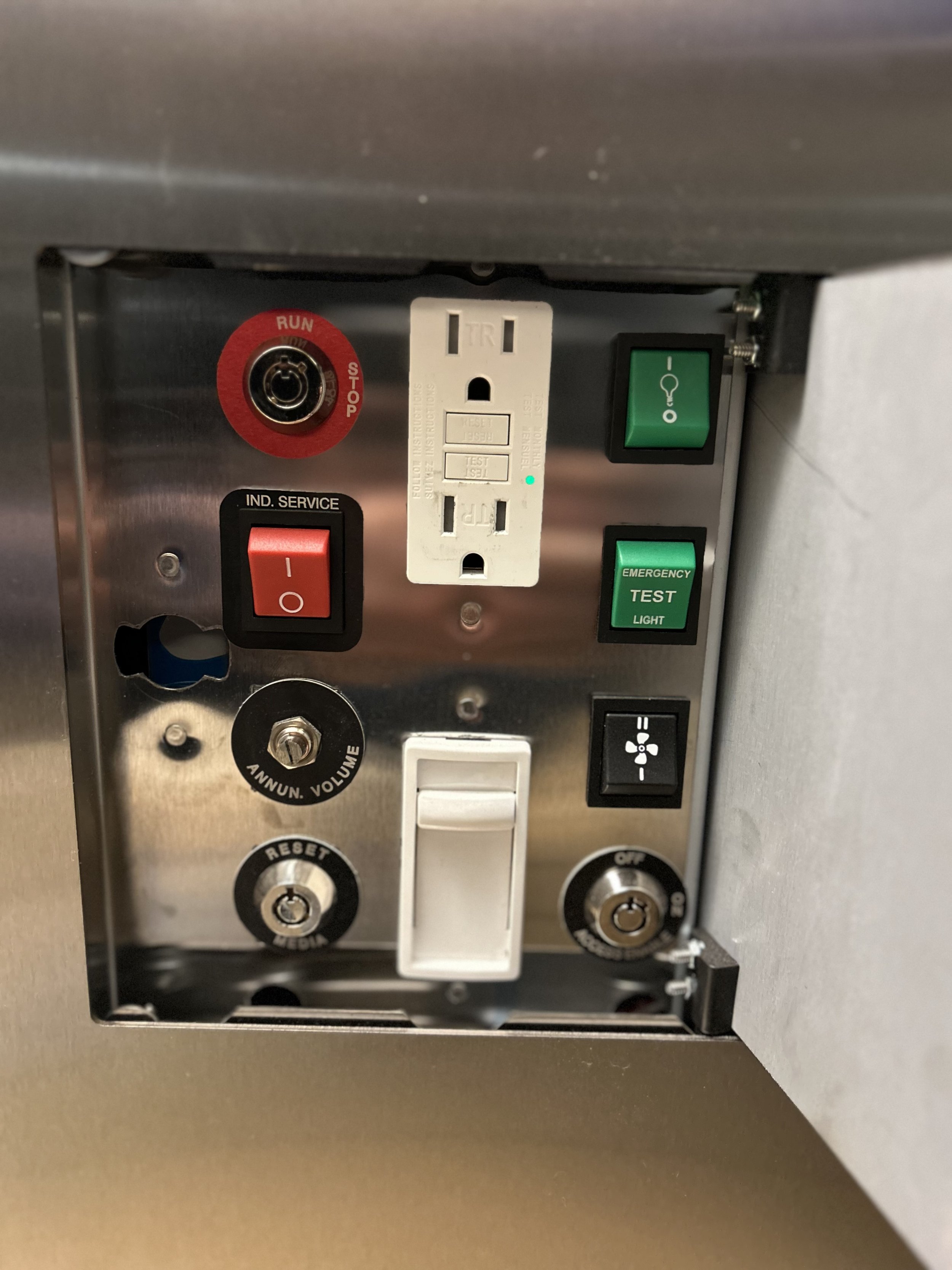 Service panel