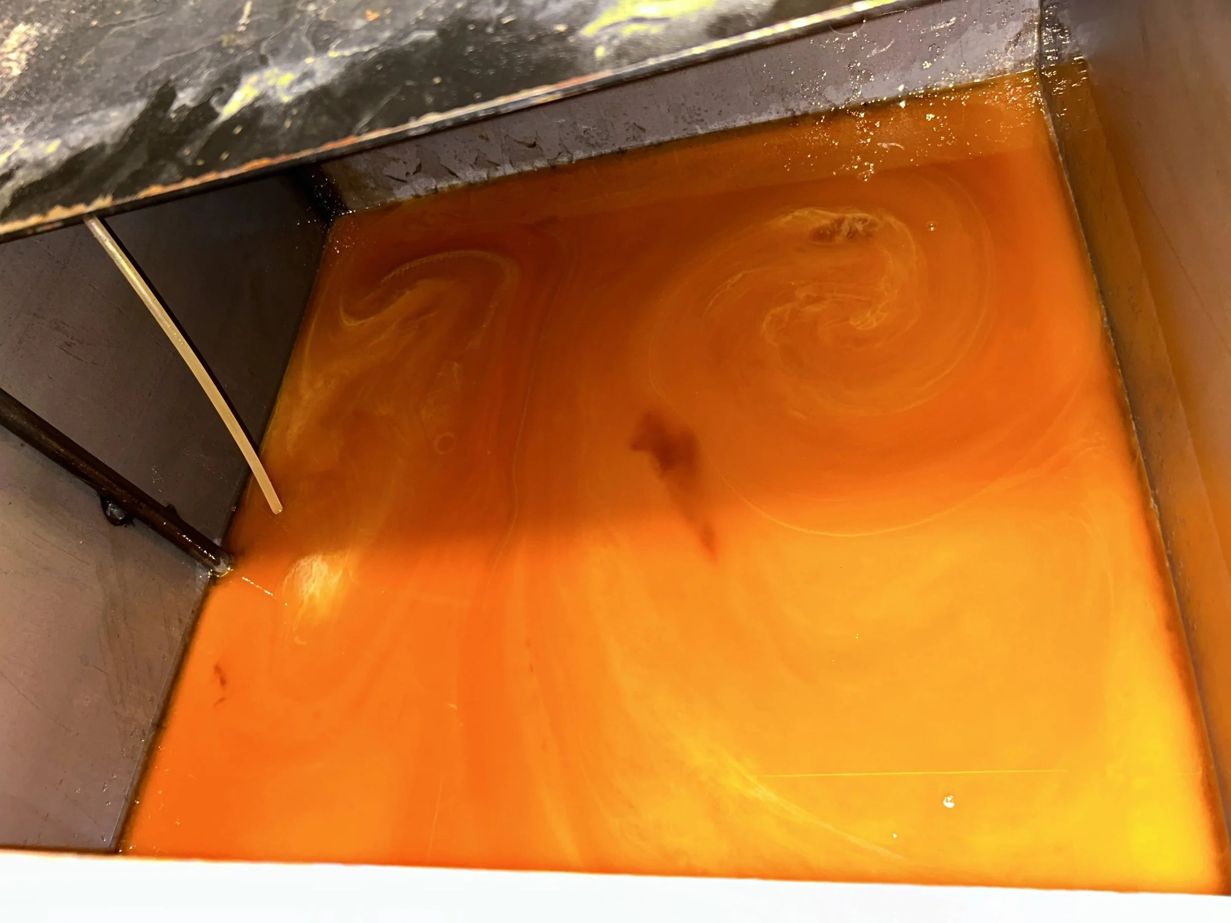 Contaminated oil