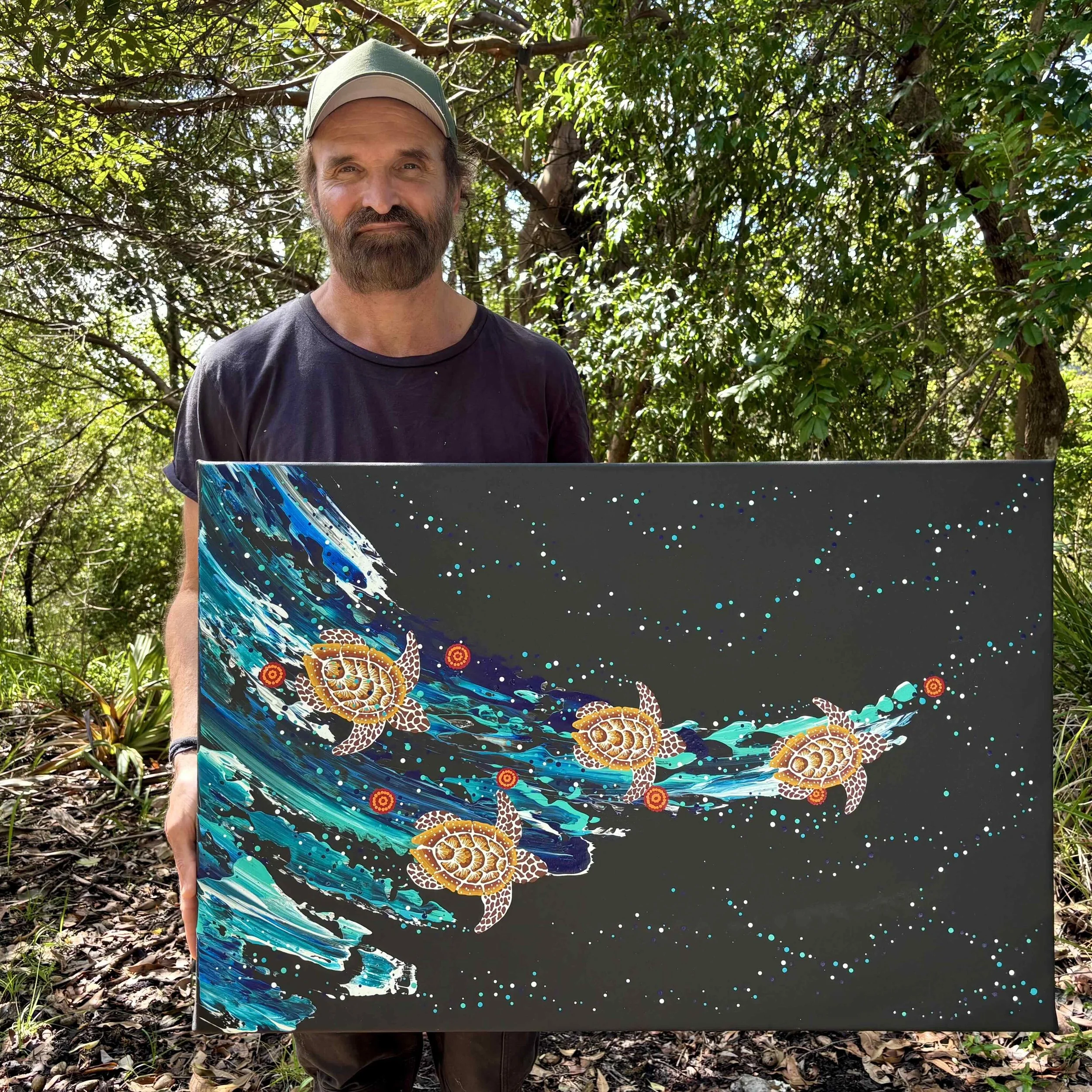 anthony walker milbi designs aboriginal art seven sister song cycle 60x90 sep 26 artist.jpeg