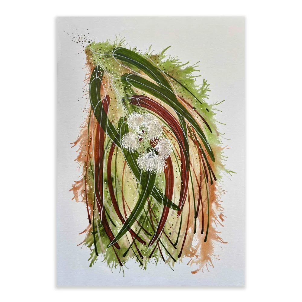 Original Artwork: Healing Leaves (71 x 101cm)