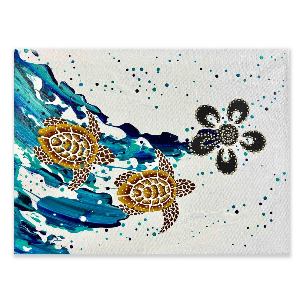 Original Artwork: Turtle Increase Song Cycle II - Mini (41 x 31cm)