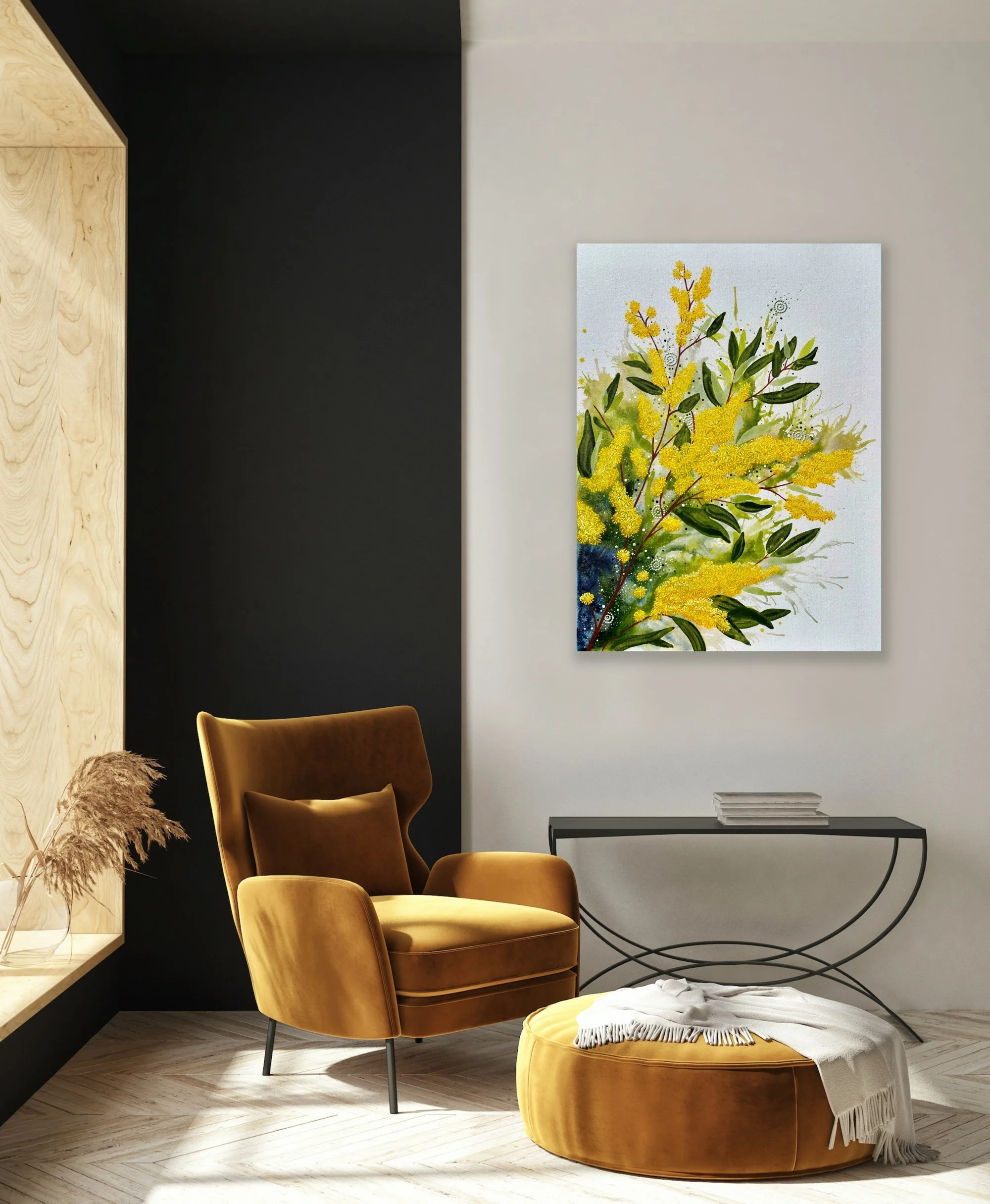 aboriginal art golden wattle lo.jpeg