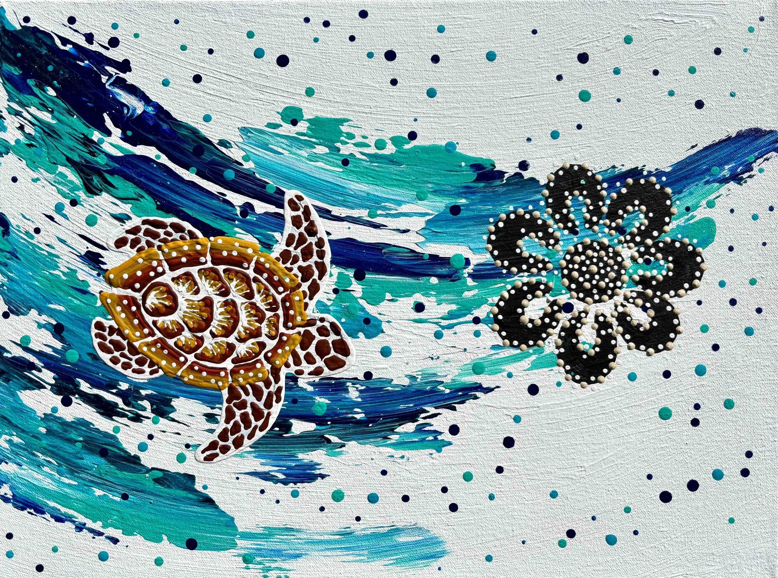 Turtle Increase Song Cycle - Aboriginal Art - Anthony Walker - Milbi Designs - 31x41 jan 2026.jpeg