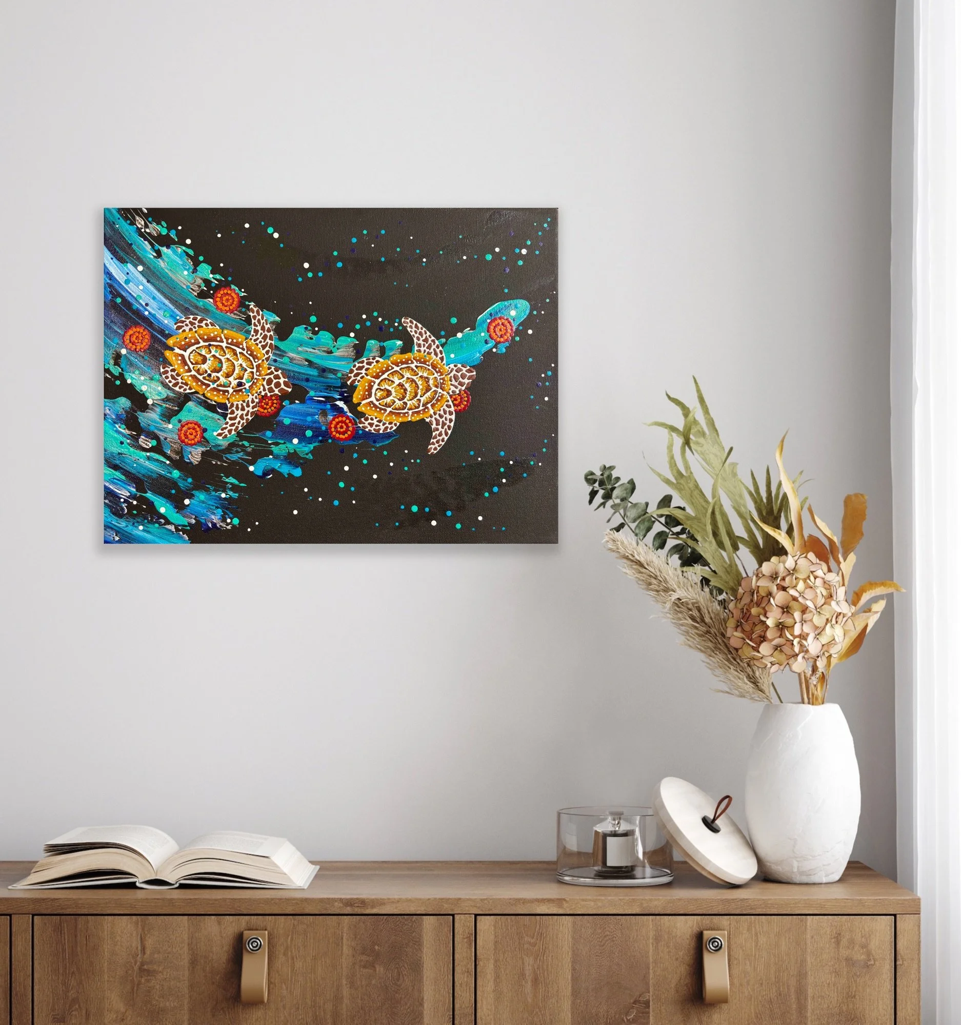 anthony walker aboriginal art milbi designs seven sisters star.jpg