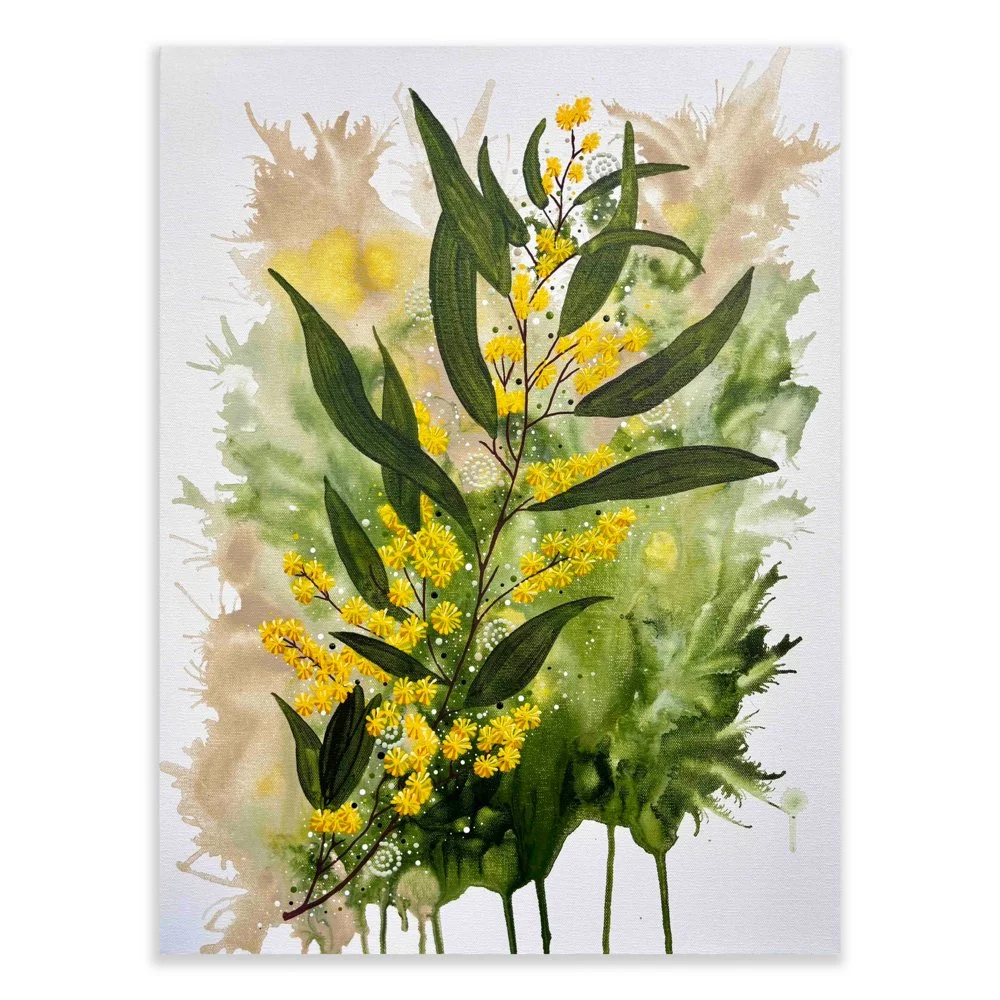 Original Artwork: Golden Wattle (61 x 46cm)