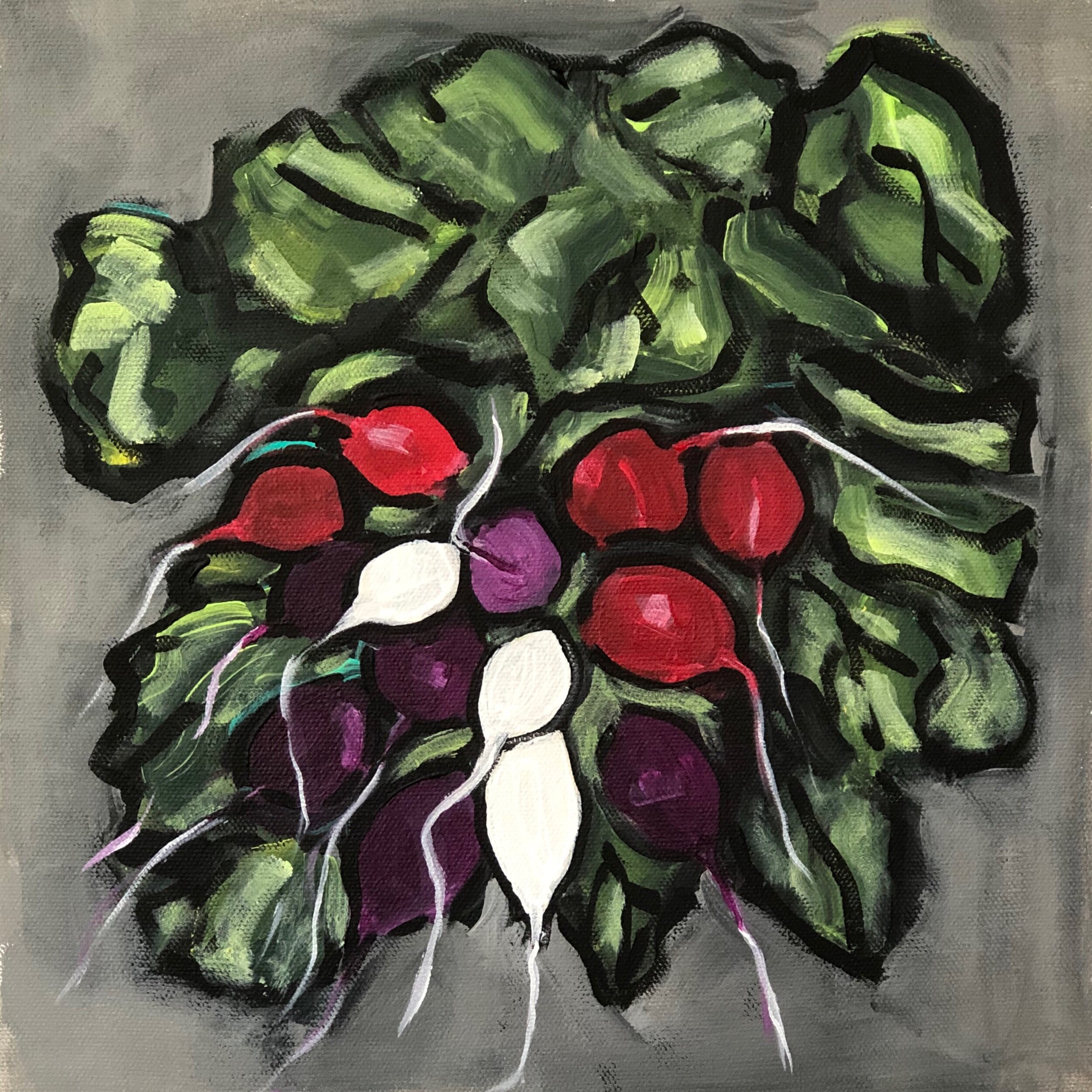 "Multicolour Radishes"