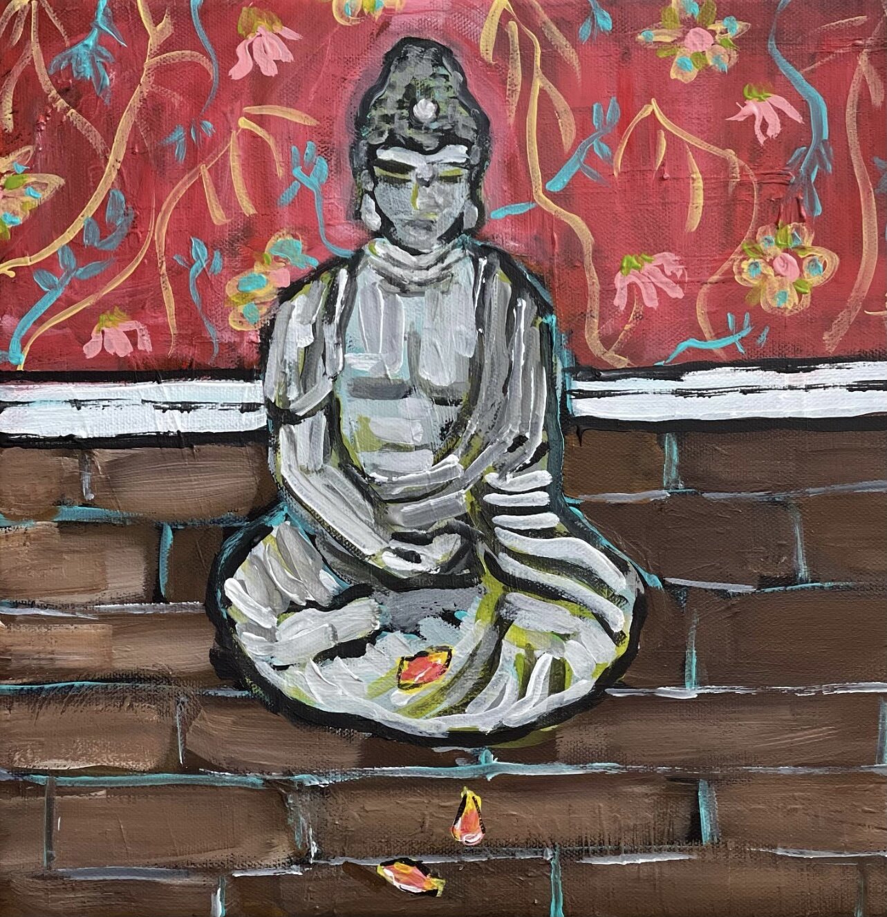 “Buddha with Petals”