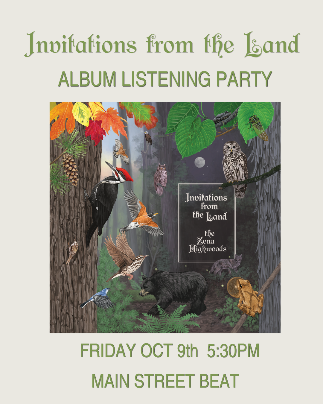 Invitations from the Land Album Listening Party