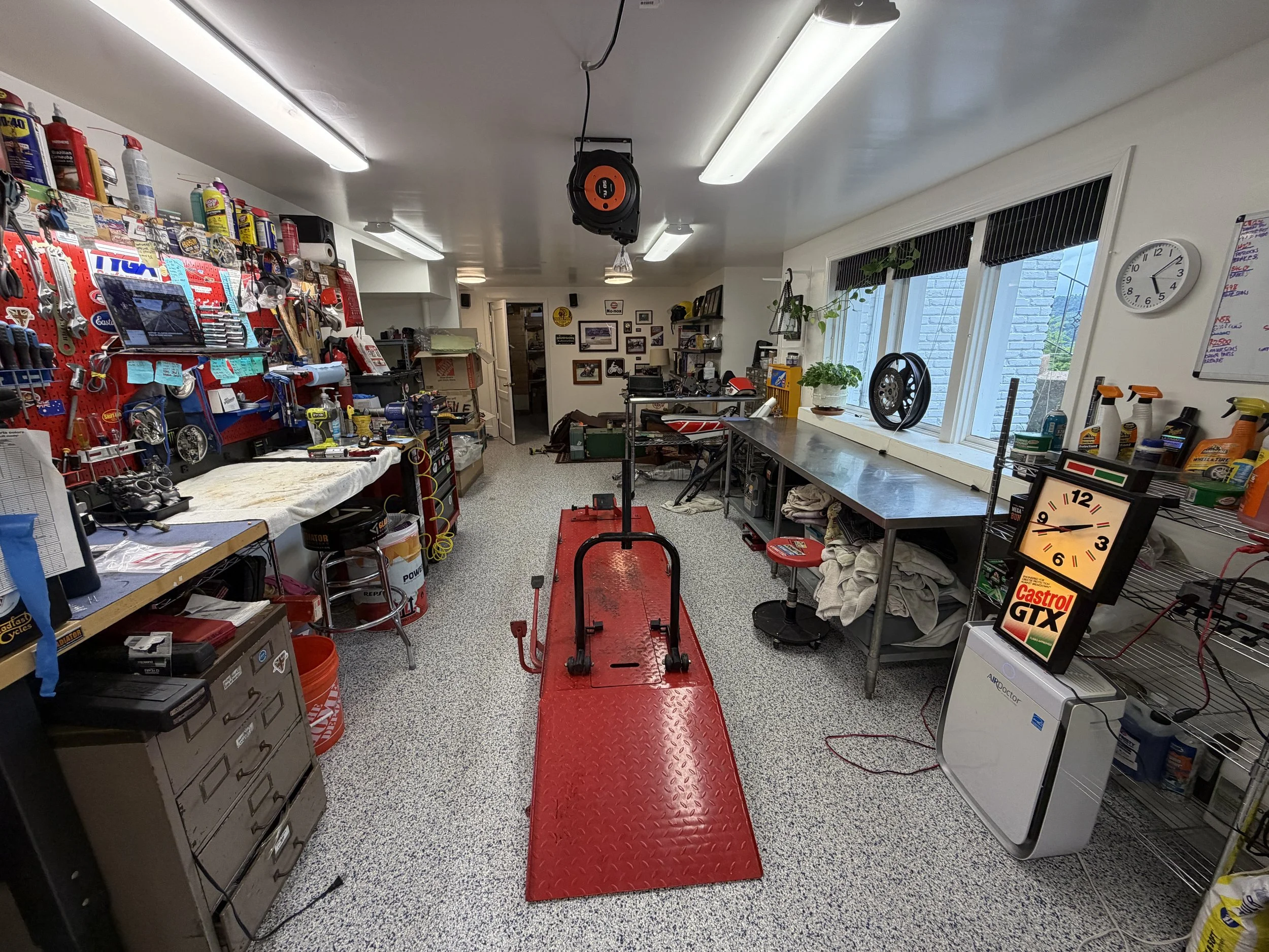Workshop cleared....