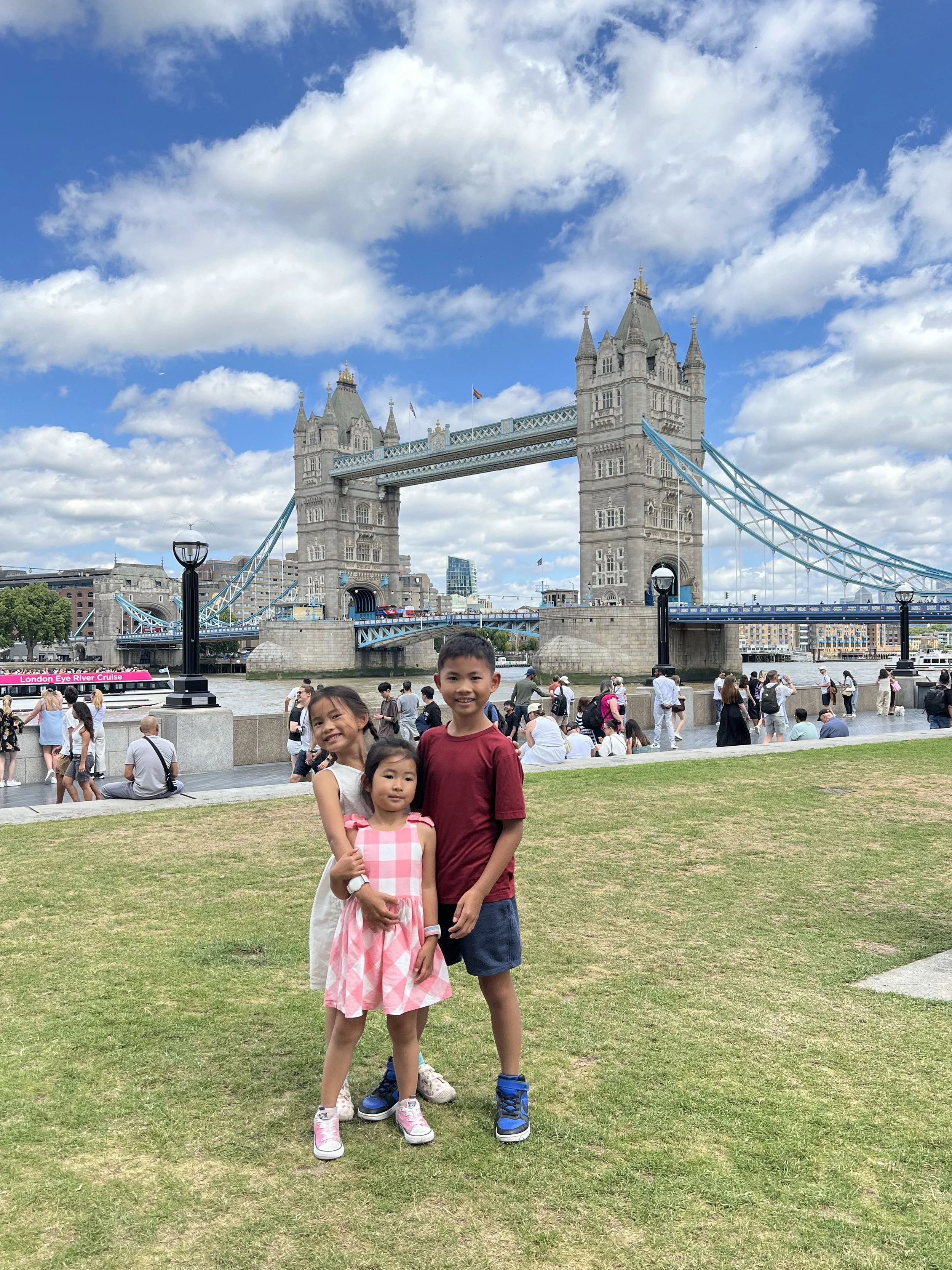 Tower Bridge London with kids