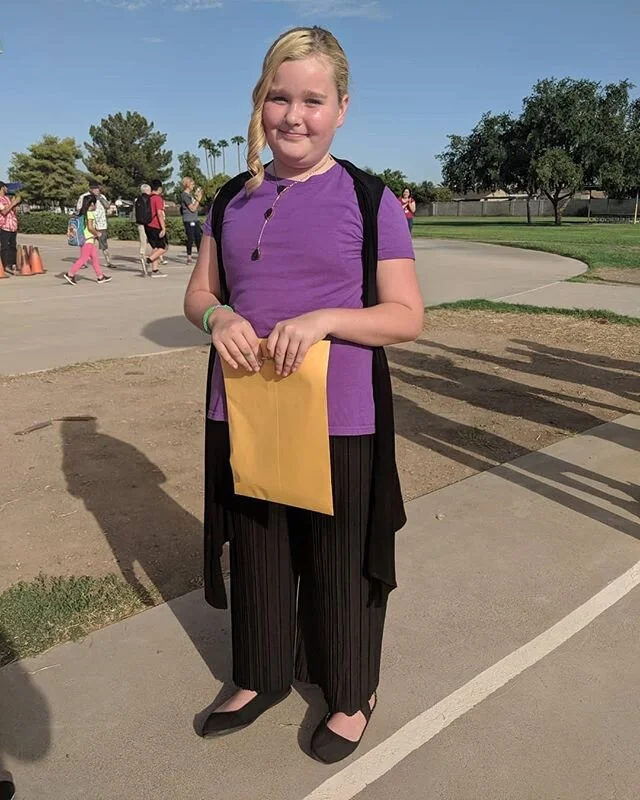 Super proud of this girl winning student of the month!!!
