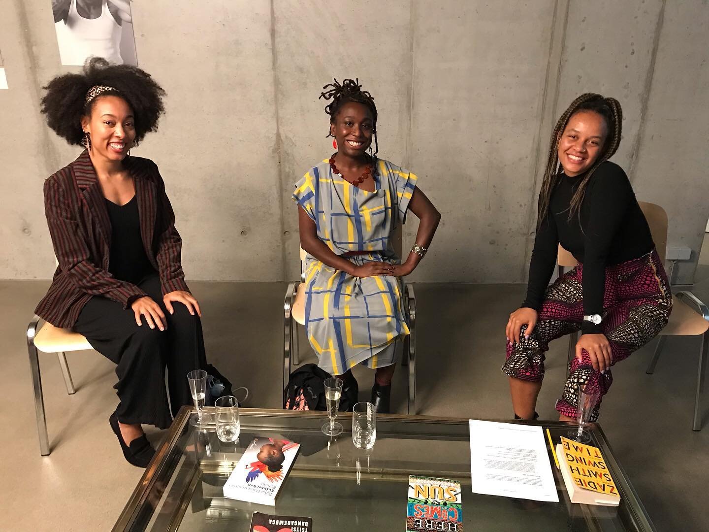 Yesterday, after reading some literary texts from some of our favourite, Black, femme authors picked by @mkay_reads, we shared exclusive interviews with Tsitsi Dangarembga and Dr Mehita Iqani. ✨

Finally, our fave @bonhomme joined us for a discussion