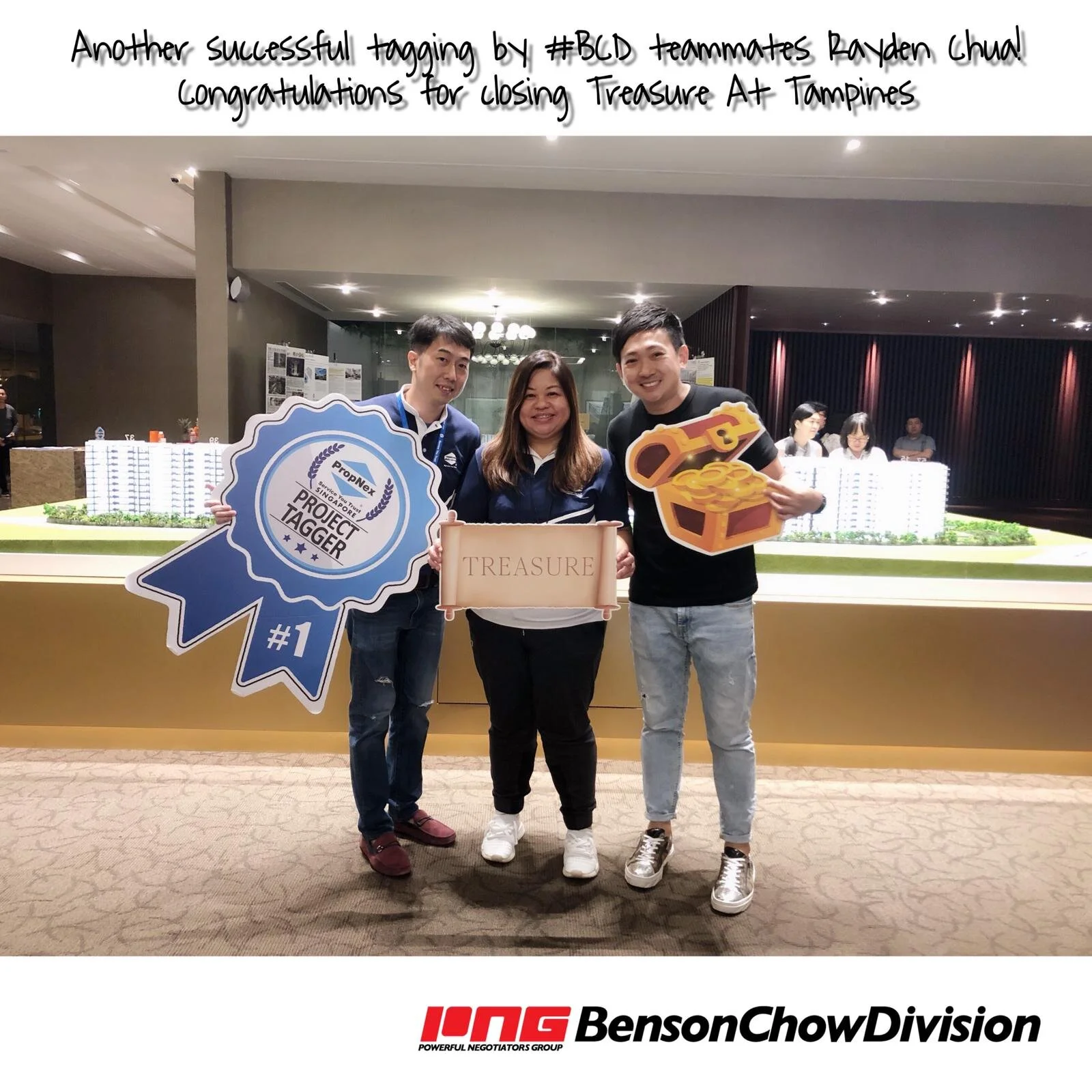 #BCD Team mate does it again: Successful tagging at Treasure!