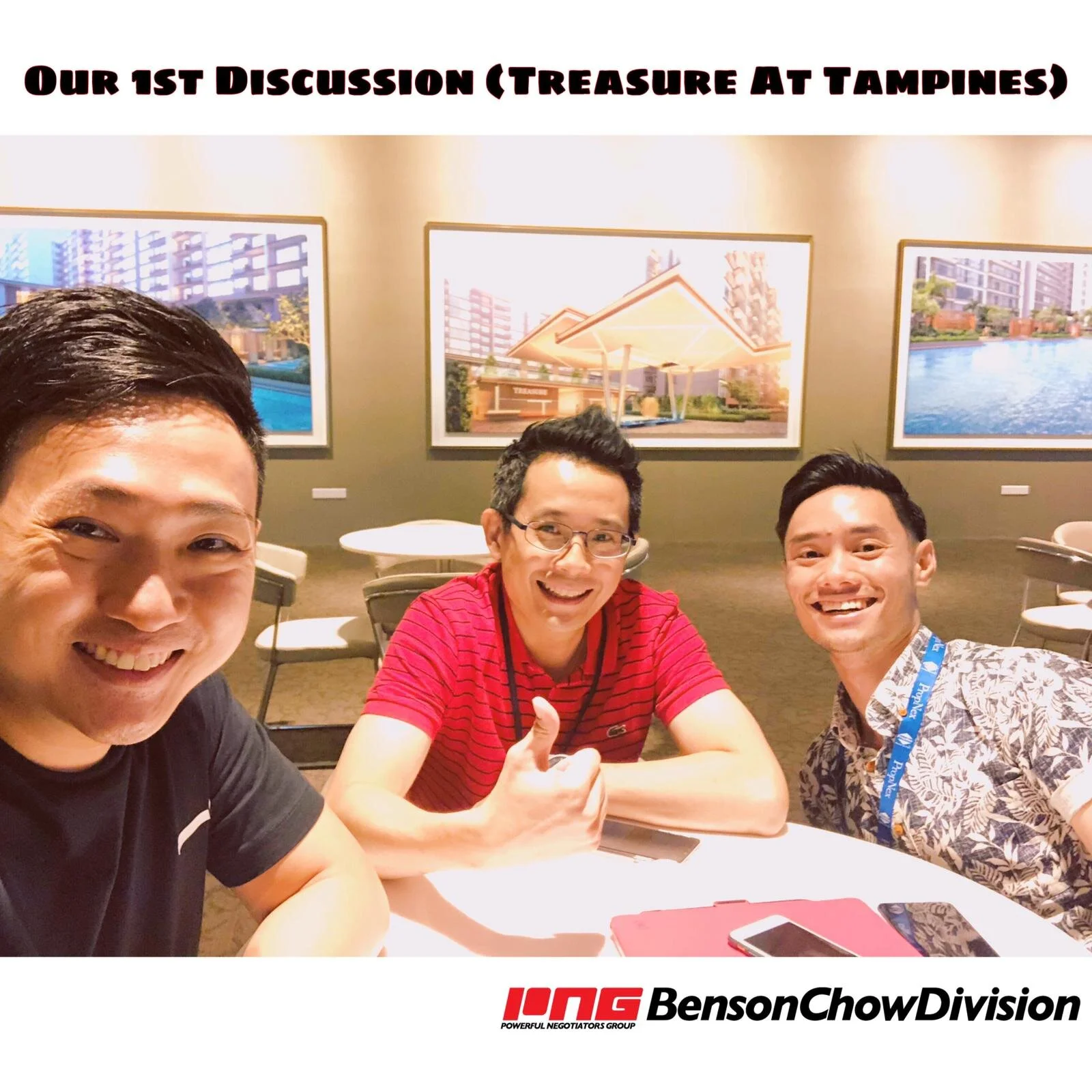 Our 1st Discussion at Treasure at Tampines