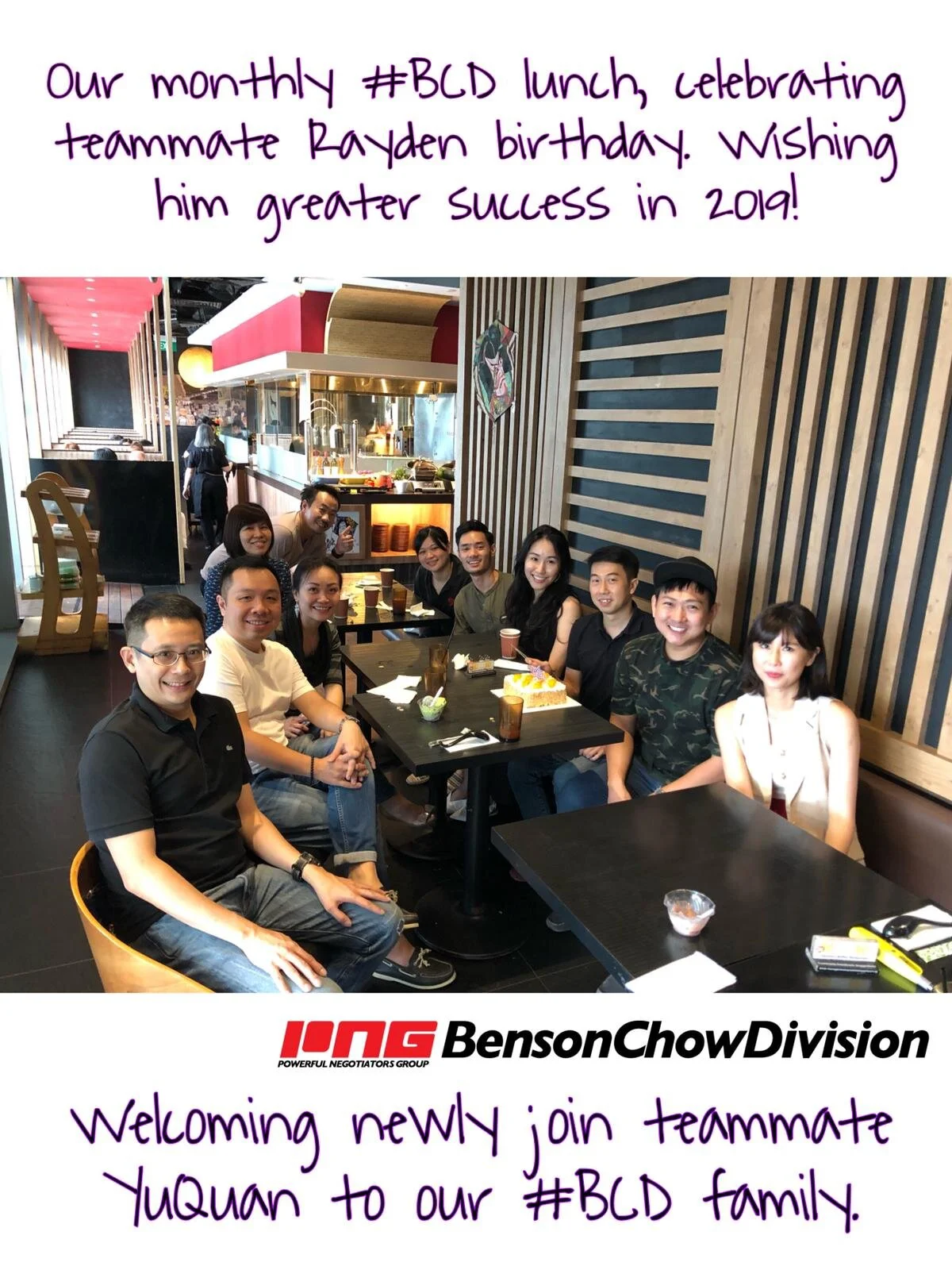 Monthly #BCD Lunch - May