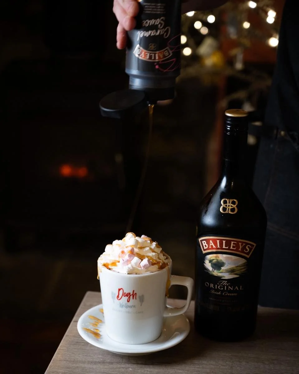 It&rsquo;s definitely time for a recap of some of our festive drinks! This one&rsquo;s been on the menu for a couple of weeks but it&rsquo;s an absolute show-stopper. 

Our signature hot chocolate, a good shot of Baileys Irish cream, cream, marshmall