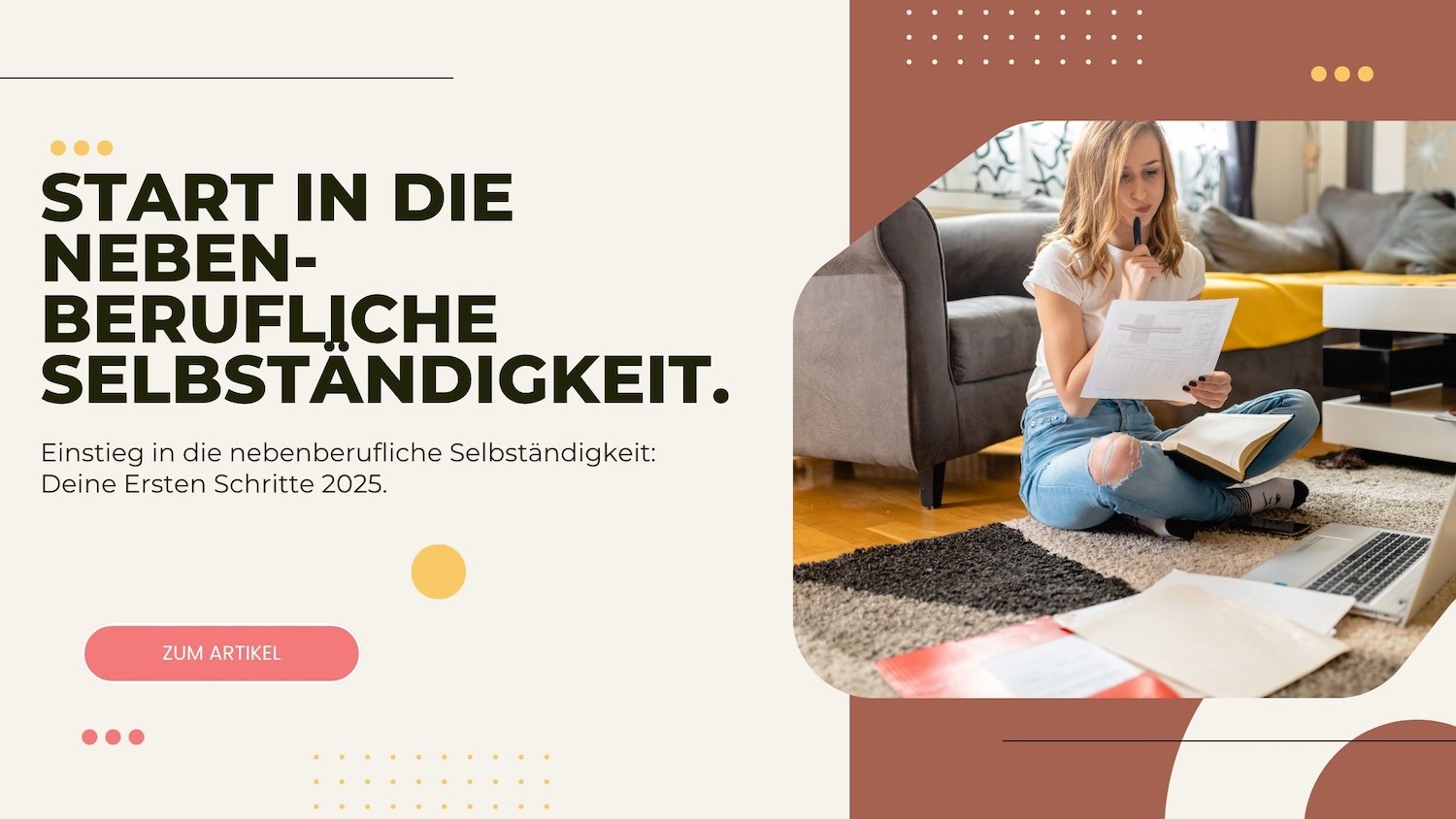 Einstieg in die nebenberufliche Selbständigkeit(2025)